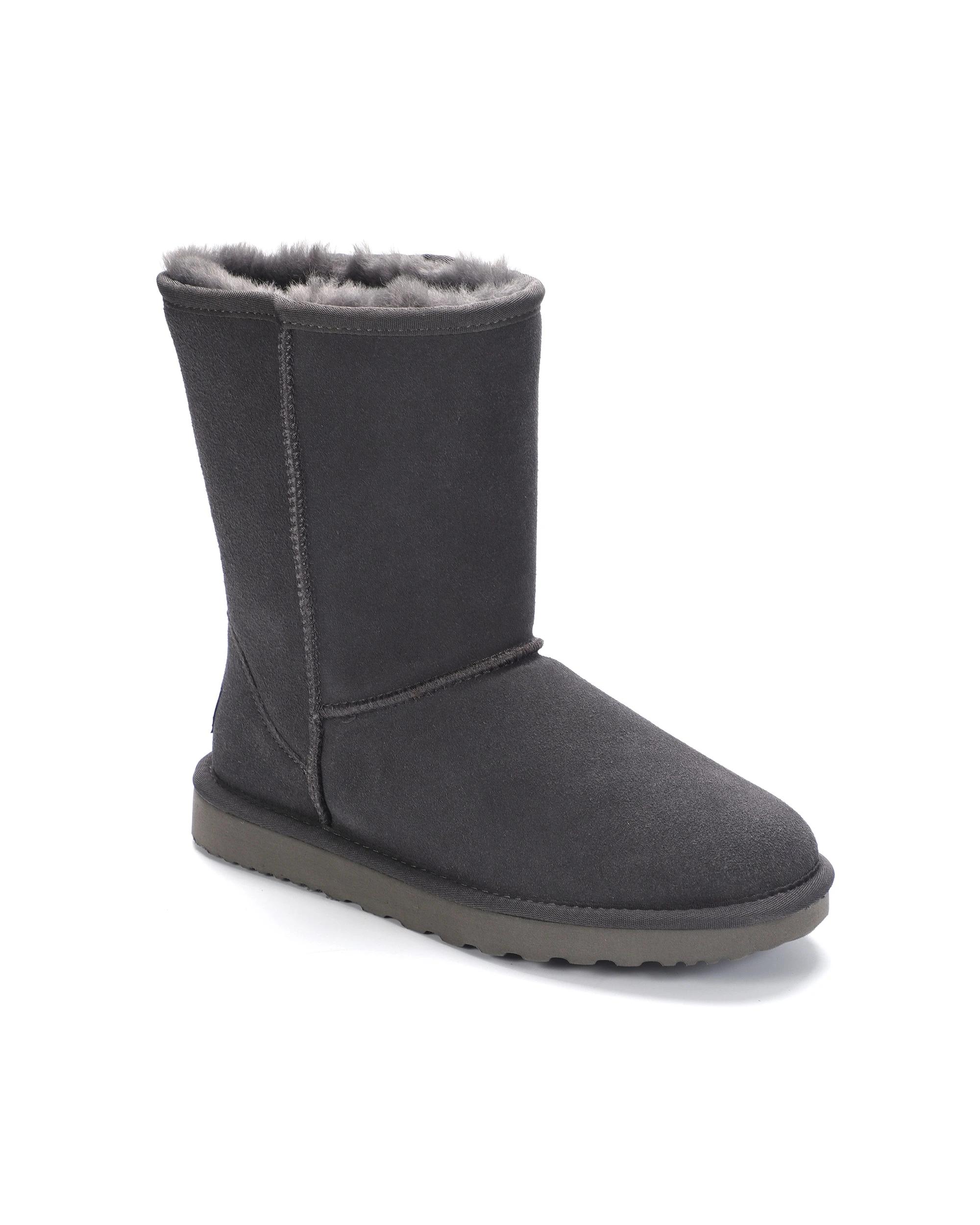 2 AUS WOOLI Signature Mid-Calf Sheepskin UGG Boots GREY, 2 of 6