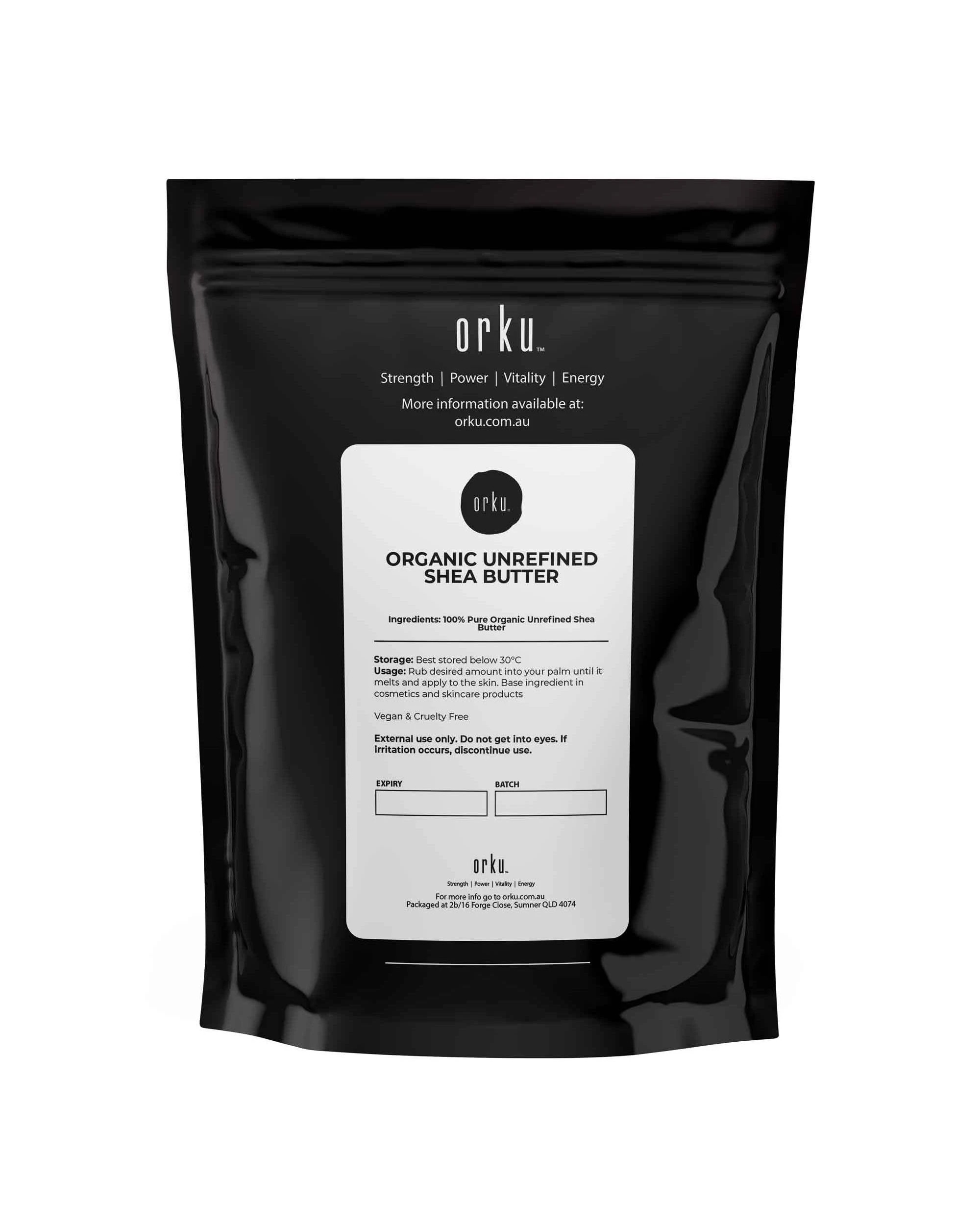 2 Orku 100g Organic Unrefined Shea Butter Raw African Karite Chunks, 2 of 3