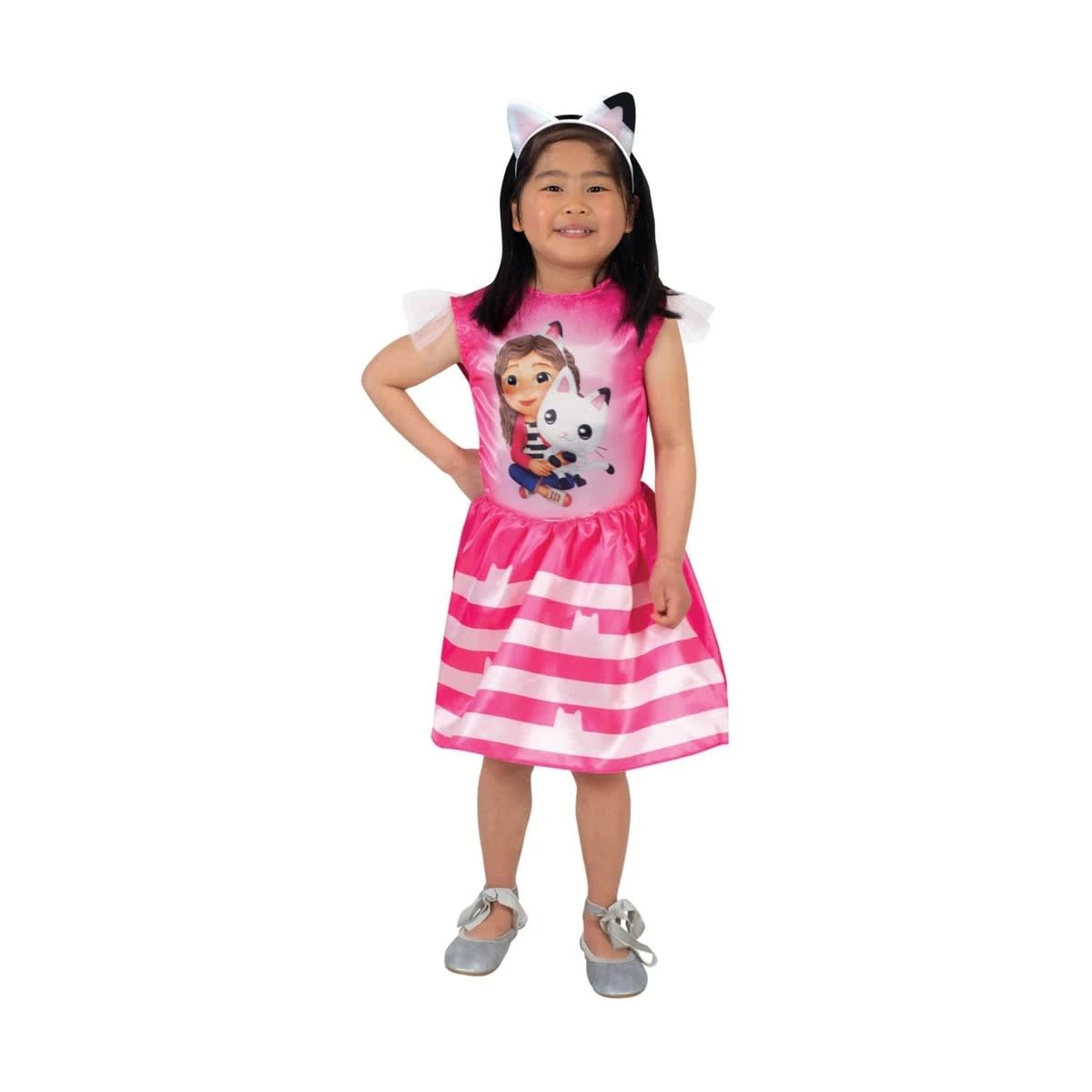 1 DreamWorks Gabby's Dollhouse Gabby and Pandy Paw Costume - Ages 3-5, 1 of 2