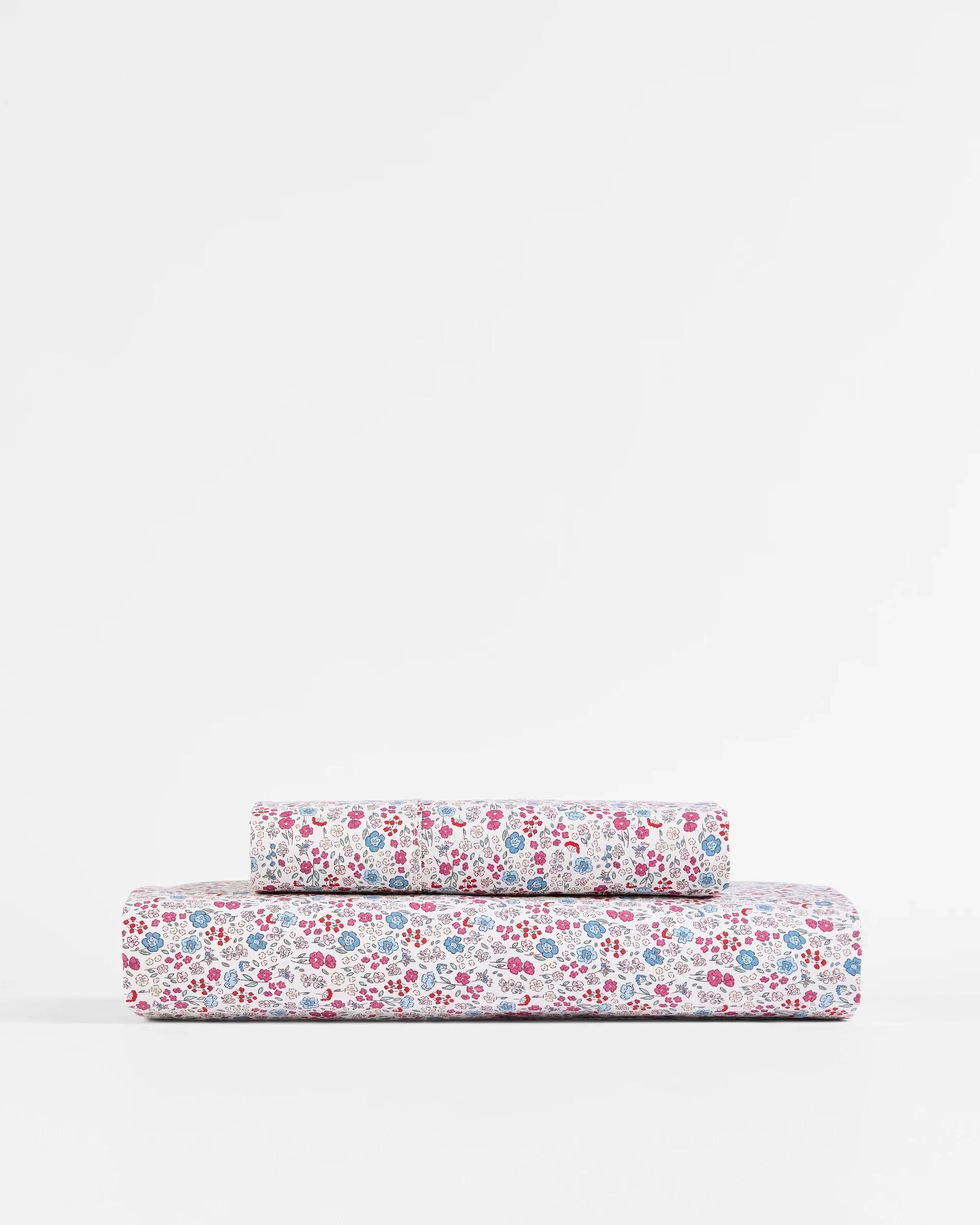 4 Target Evie Ditsy Floral Australian Cotton Fitted Sheet Set - Queen Bed - Multi, 4 of 5