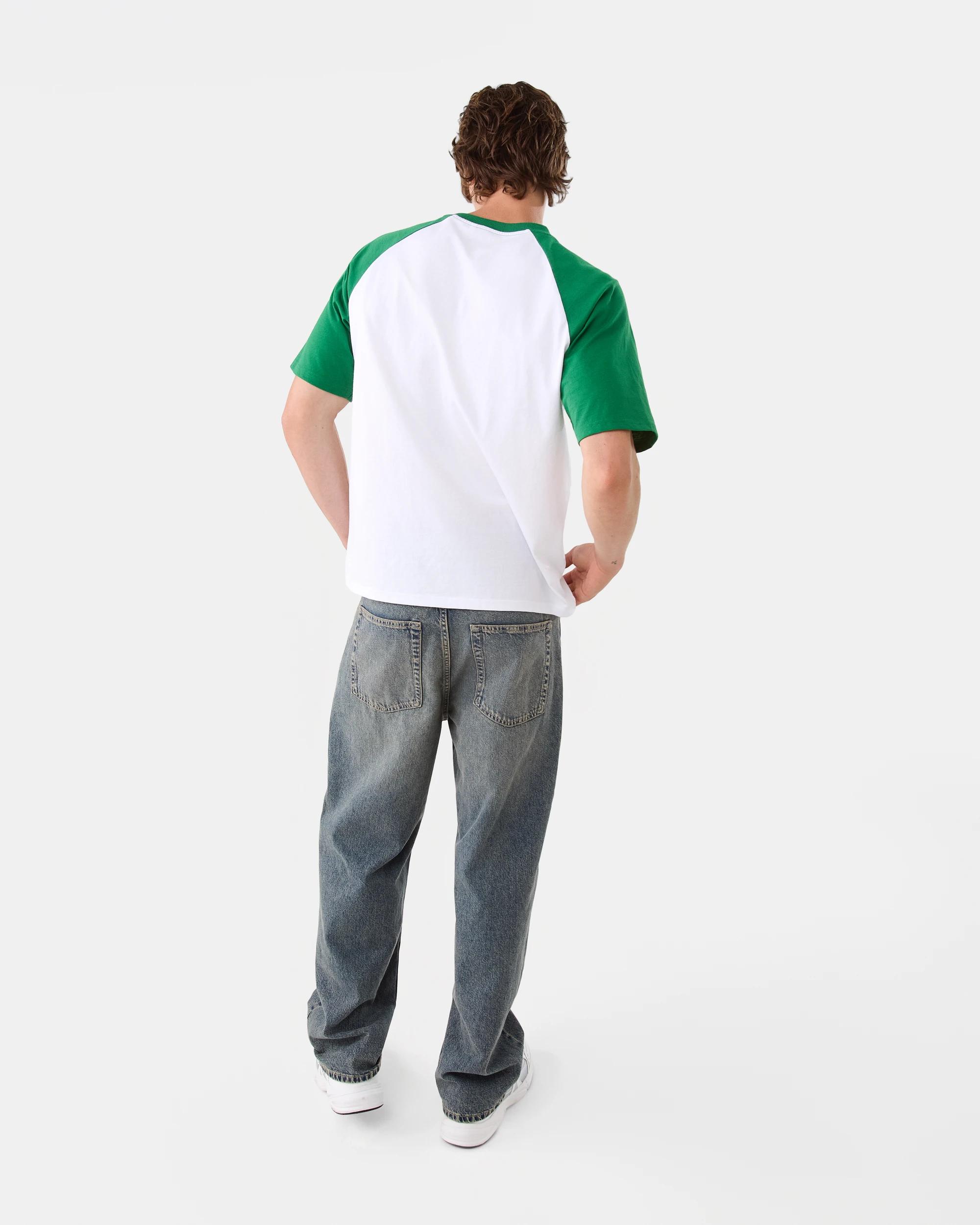 4 Raglan Ringer Print T-shirt Wht Brazil, 4 of 7