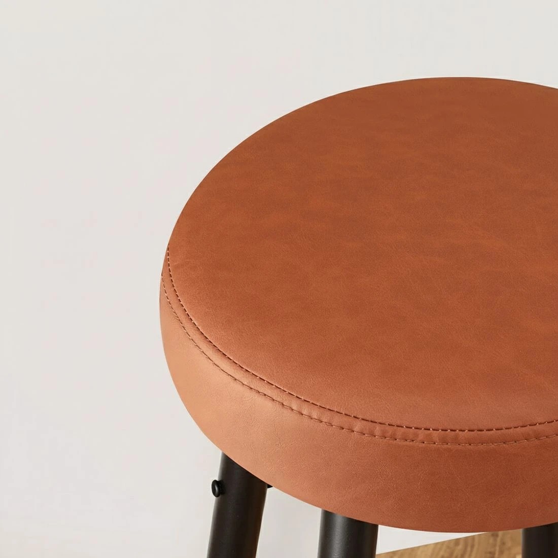 5 Artiss 4x Bar Stools Kitchen Dining Chairs Counter Round PU leather Lane - Multi, 5 of 6