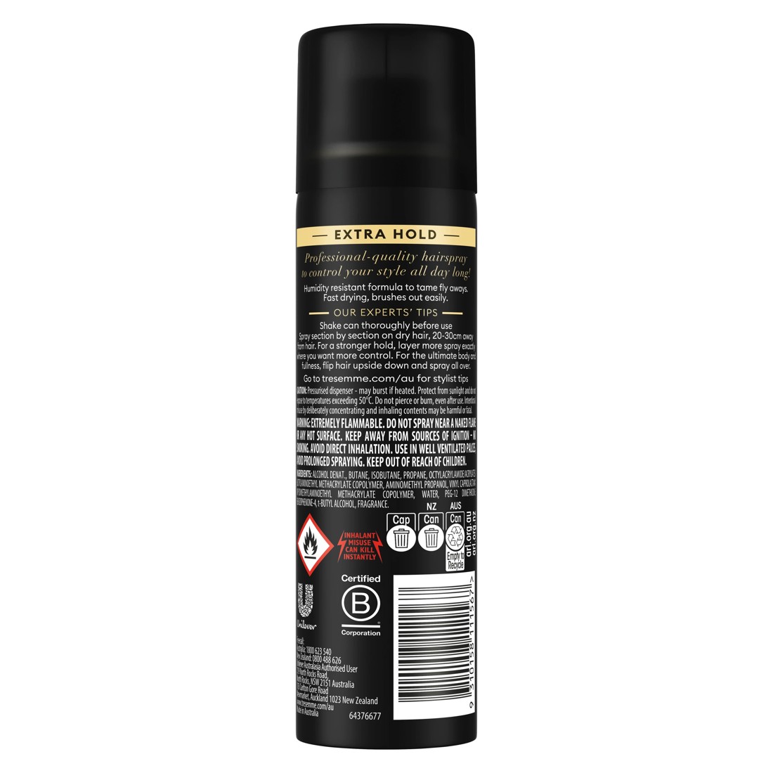 2 TRESemme Salon Finish Extra Hold Hairspray 75g, 2 of 7