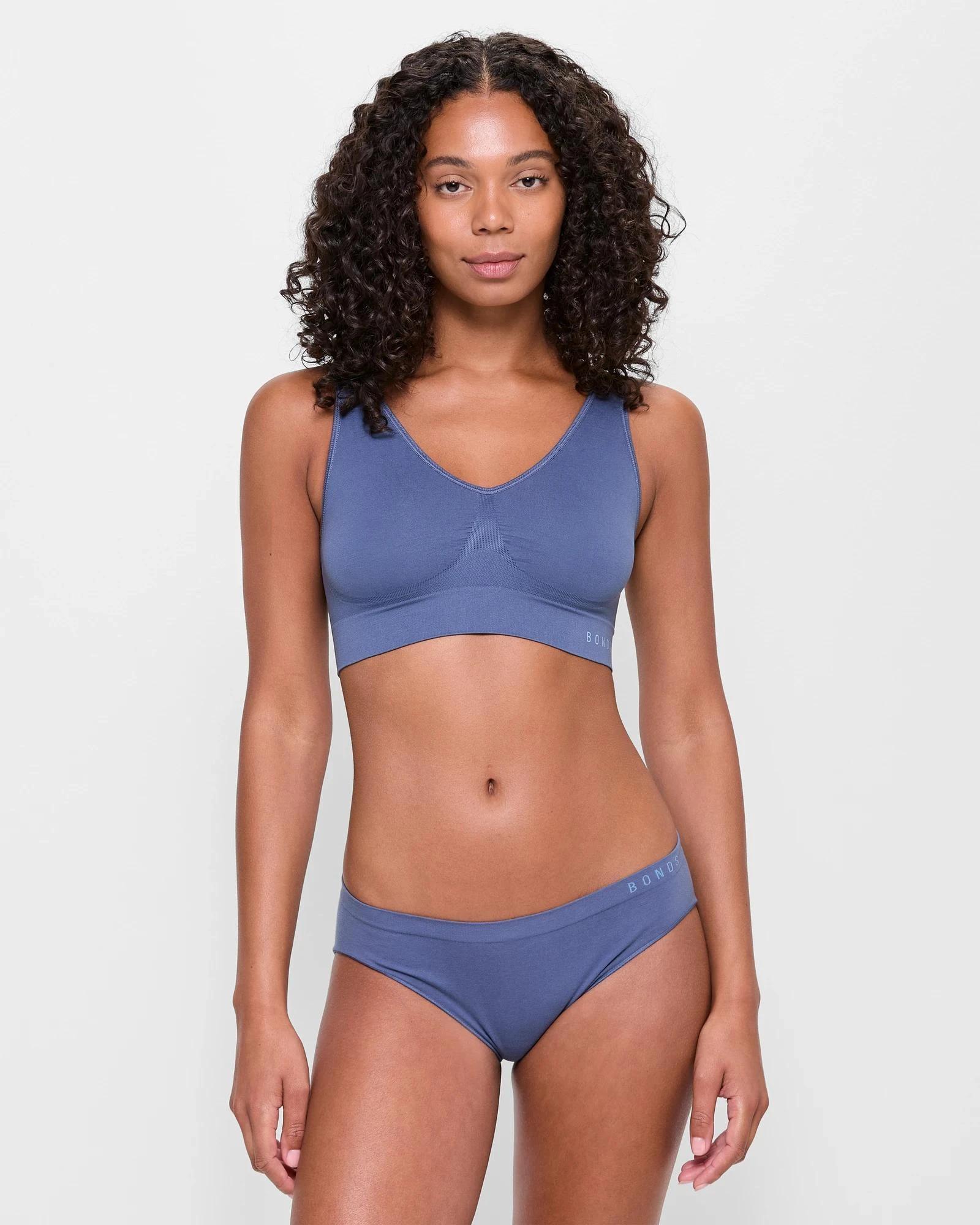 2 Bonds Seamless Comfy Crop Top PUBERTY BLUES, 2 of 4