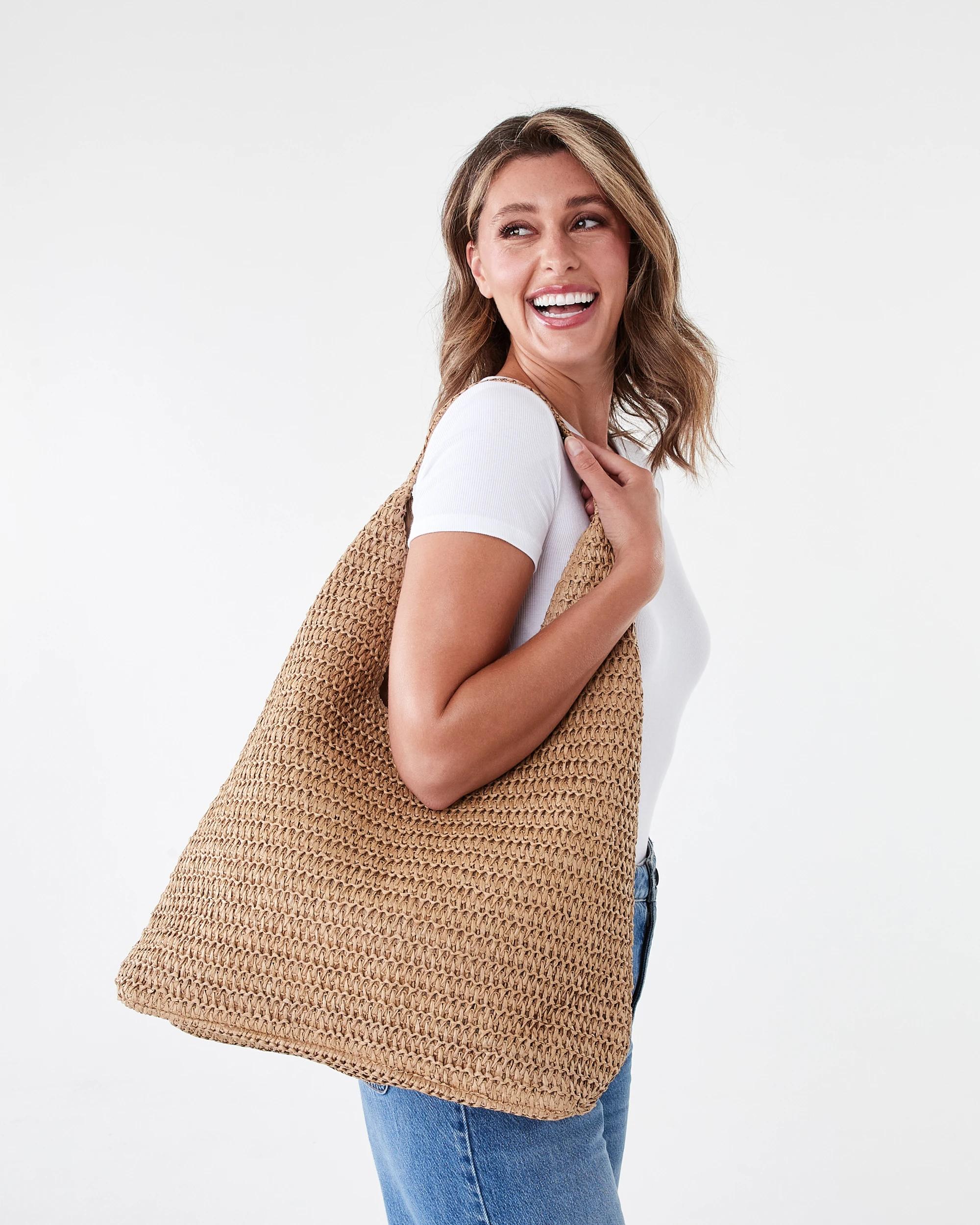 6 Summer Hobo Bag Natural, 6 of 6