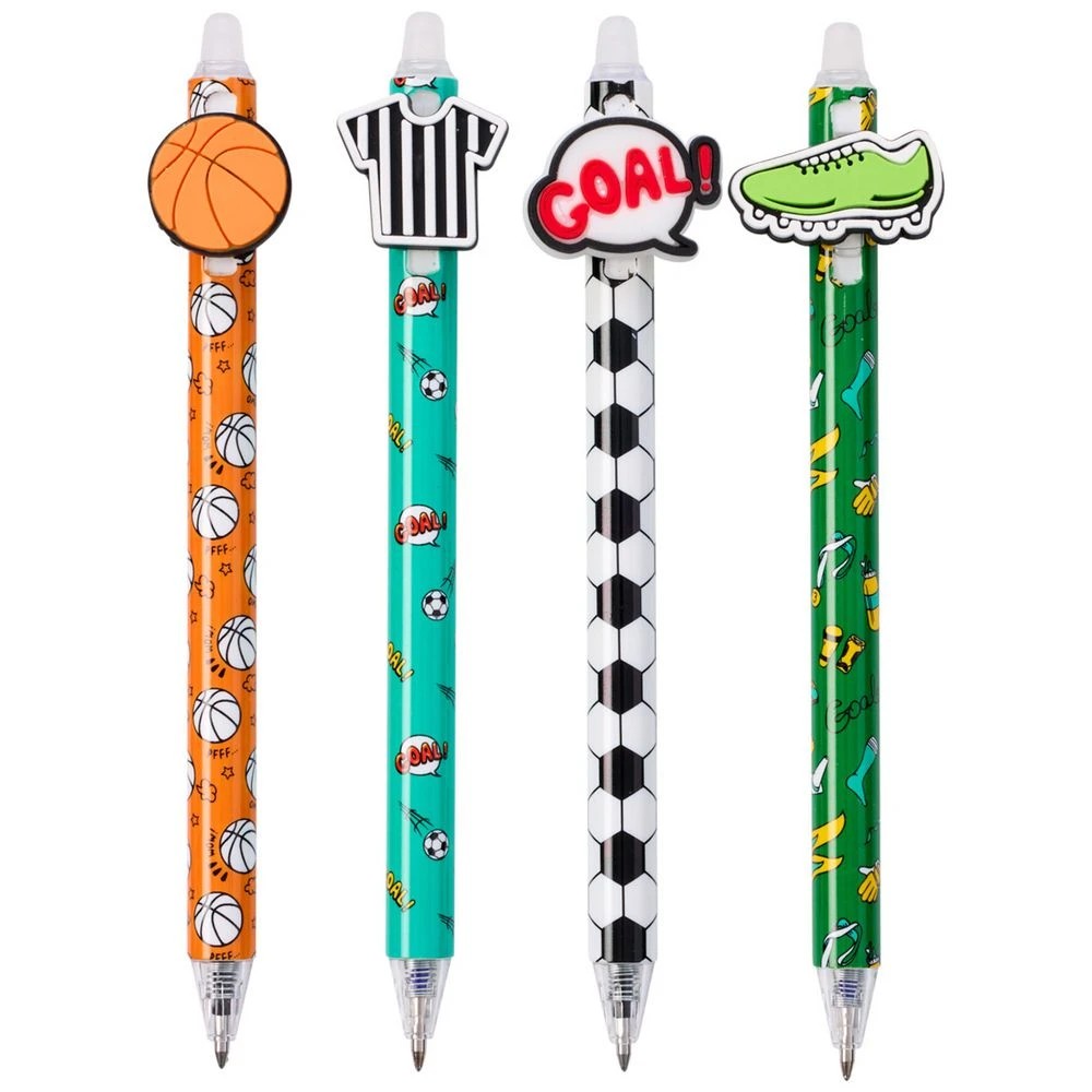 3 Studymate Novelty Erasable Gel Pen Sport 4 Pack, 3 of 5