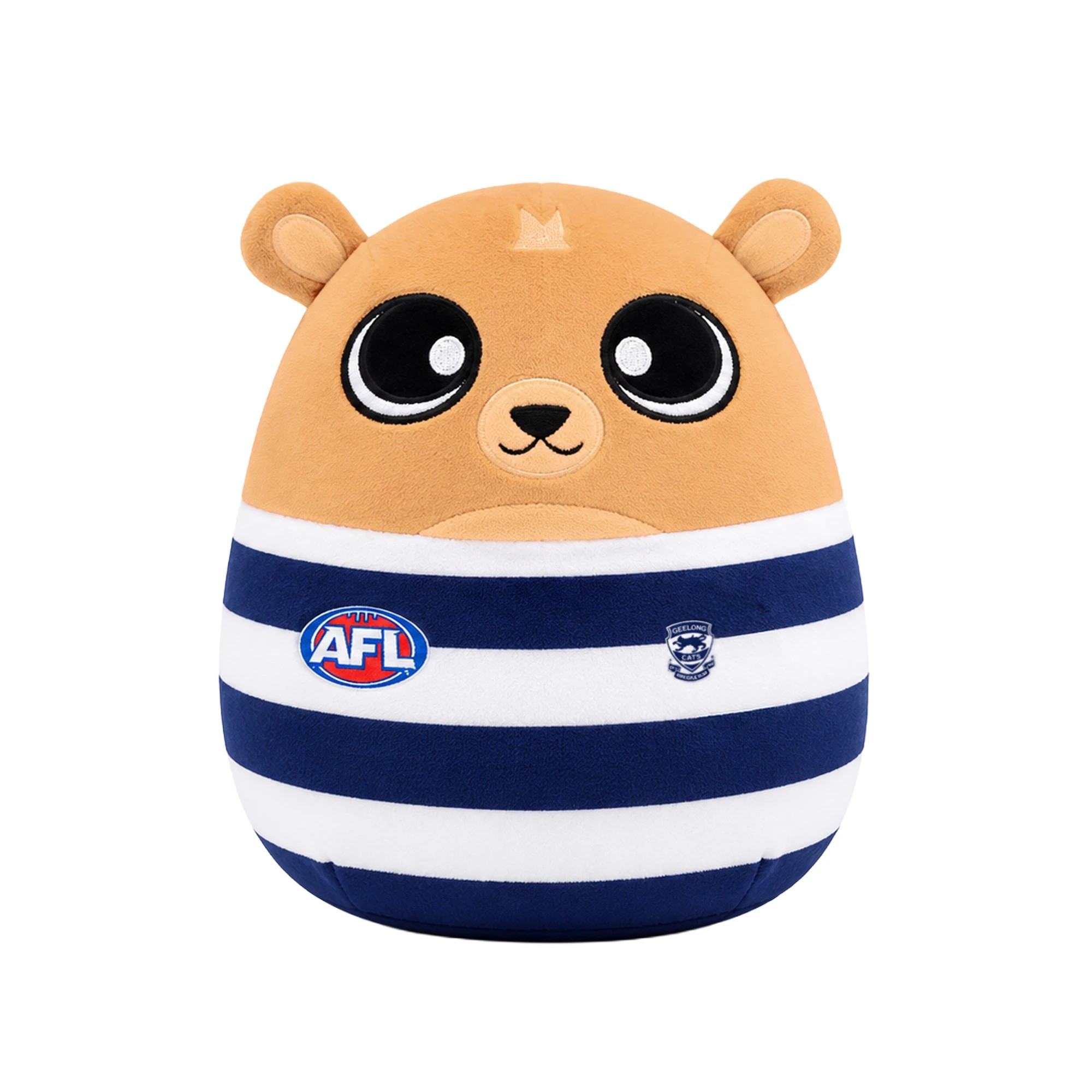 1 AFL Squidglys Geelong Plush Toy, 1 of 2