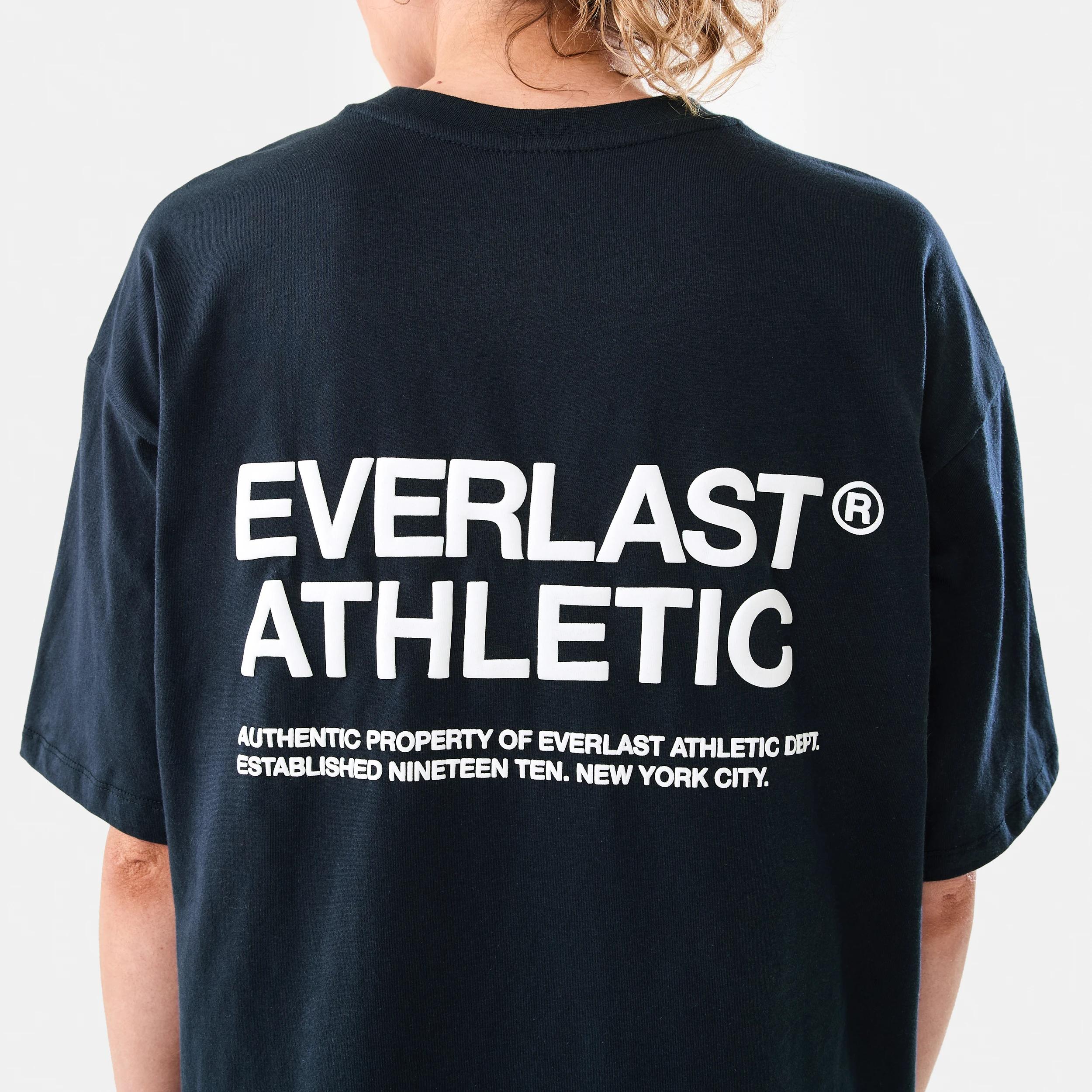 6 Everlast Womens Collegiate Boyfriend T-shirt EVERLAST MIDNIGHT BLUE, 6 of 7