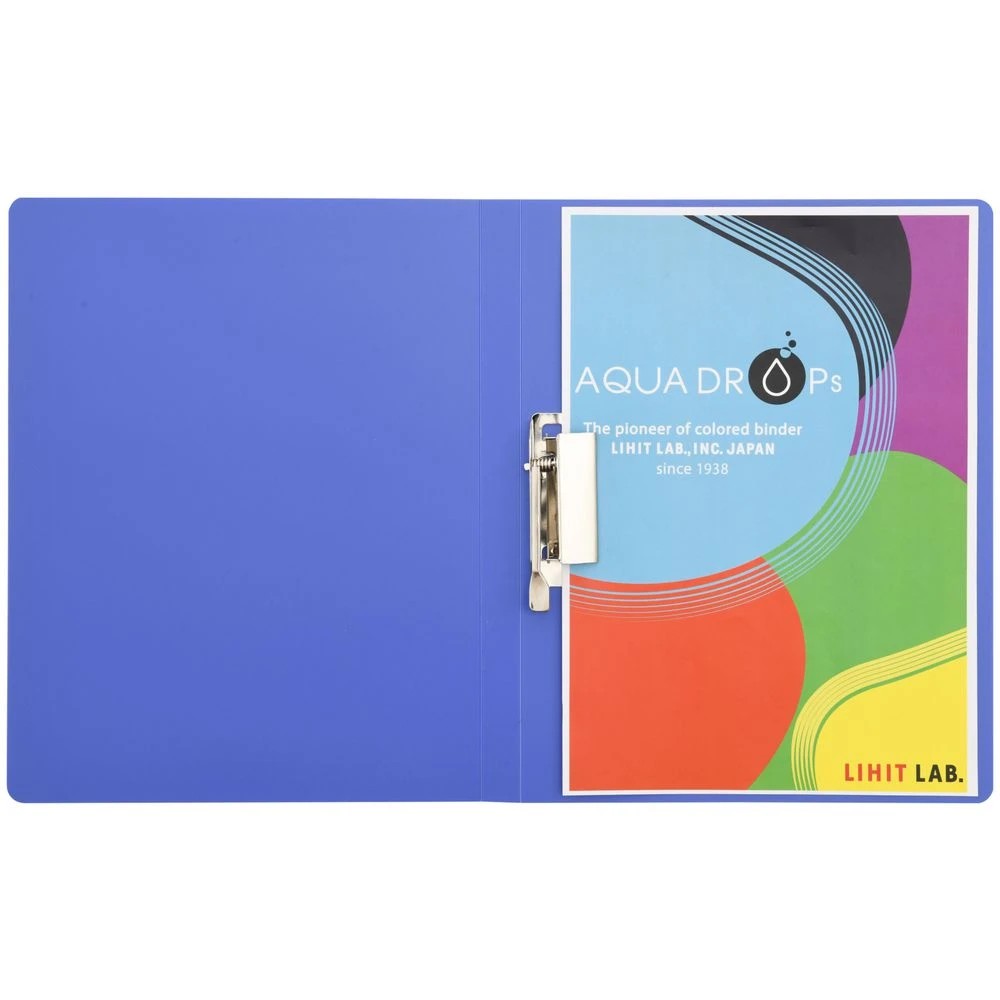 4 Aqua Drops Punchless File A4 Vivid Blue, 4 of 4