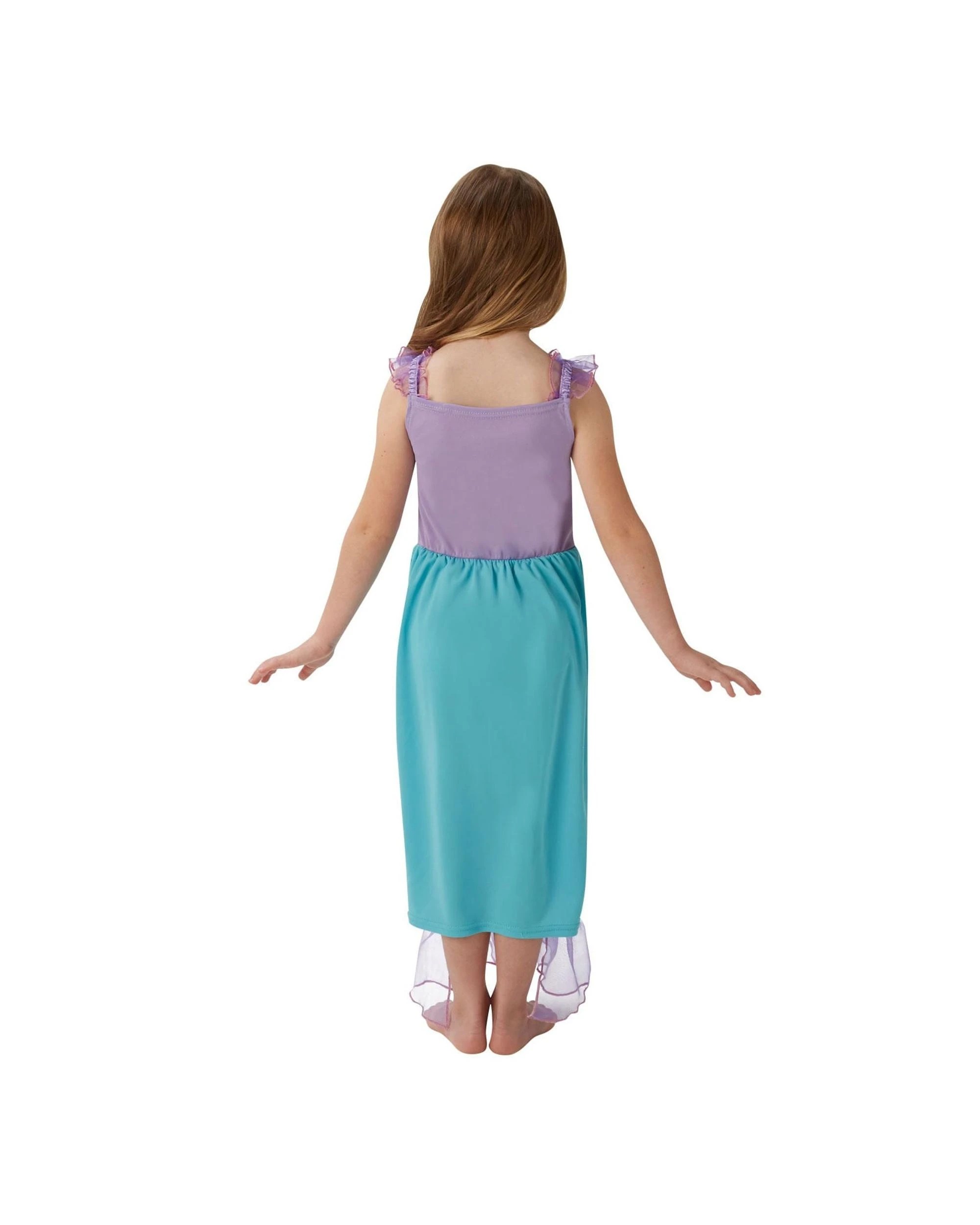 2 Disney Princess Ariel Fairytale Child Costume 6-8 Years, 2 of 5