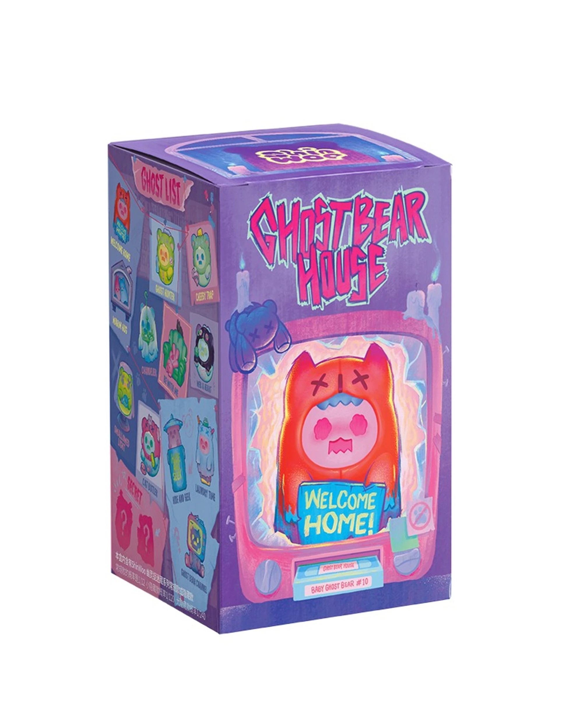 1 Finding Unicorn ShinWoo Ghost Bear House Series Figure Blind Box, 1 of 10