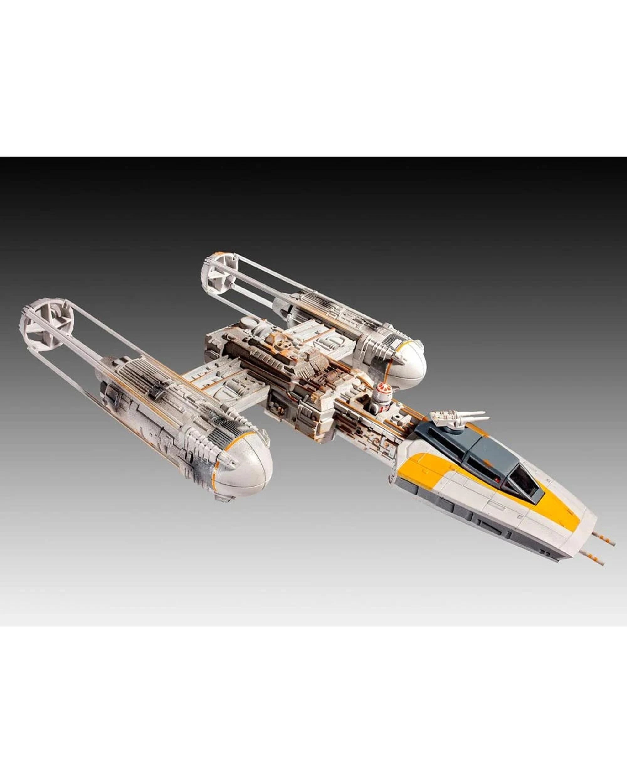 4 Revell Star Wars Return of the Jedi 40th Anniversary Y-Wing Fighter 1:72 Scale Model Kit Gift Set, 4 of 8