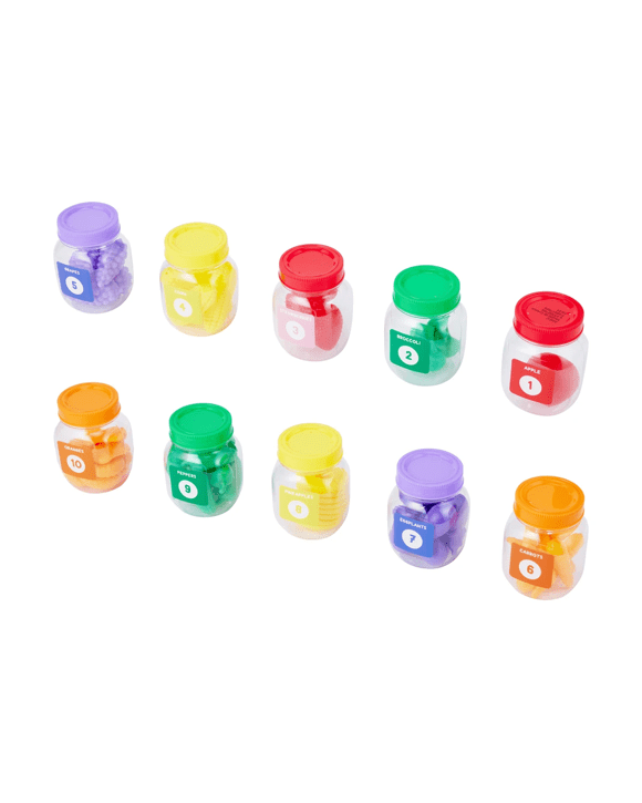 75 Piece Play and Learn Sorting Jar