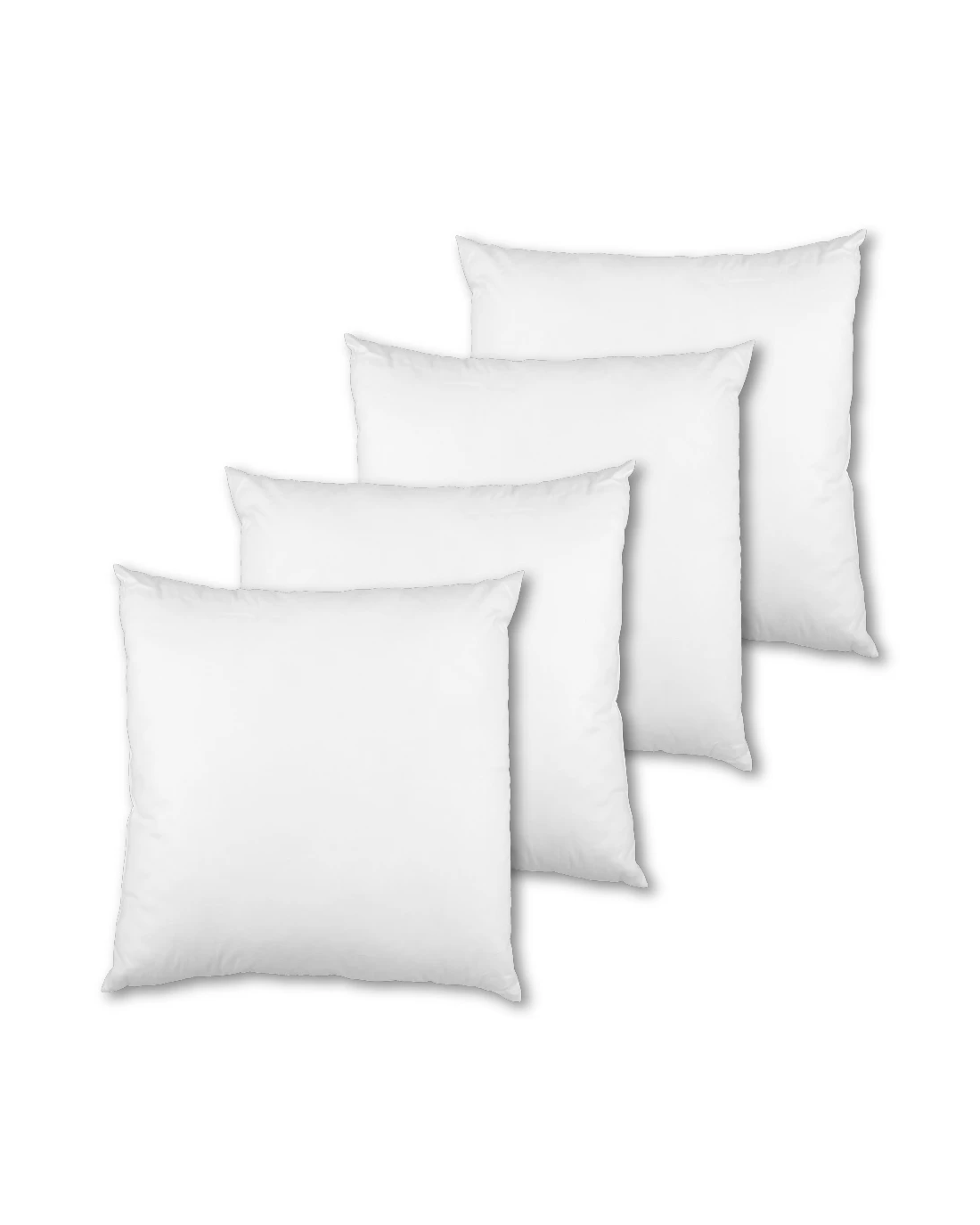 Luxor 4-Pack 45x45 cm Cushion Insert Premium Microfibre Filling - White ...