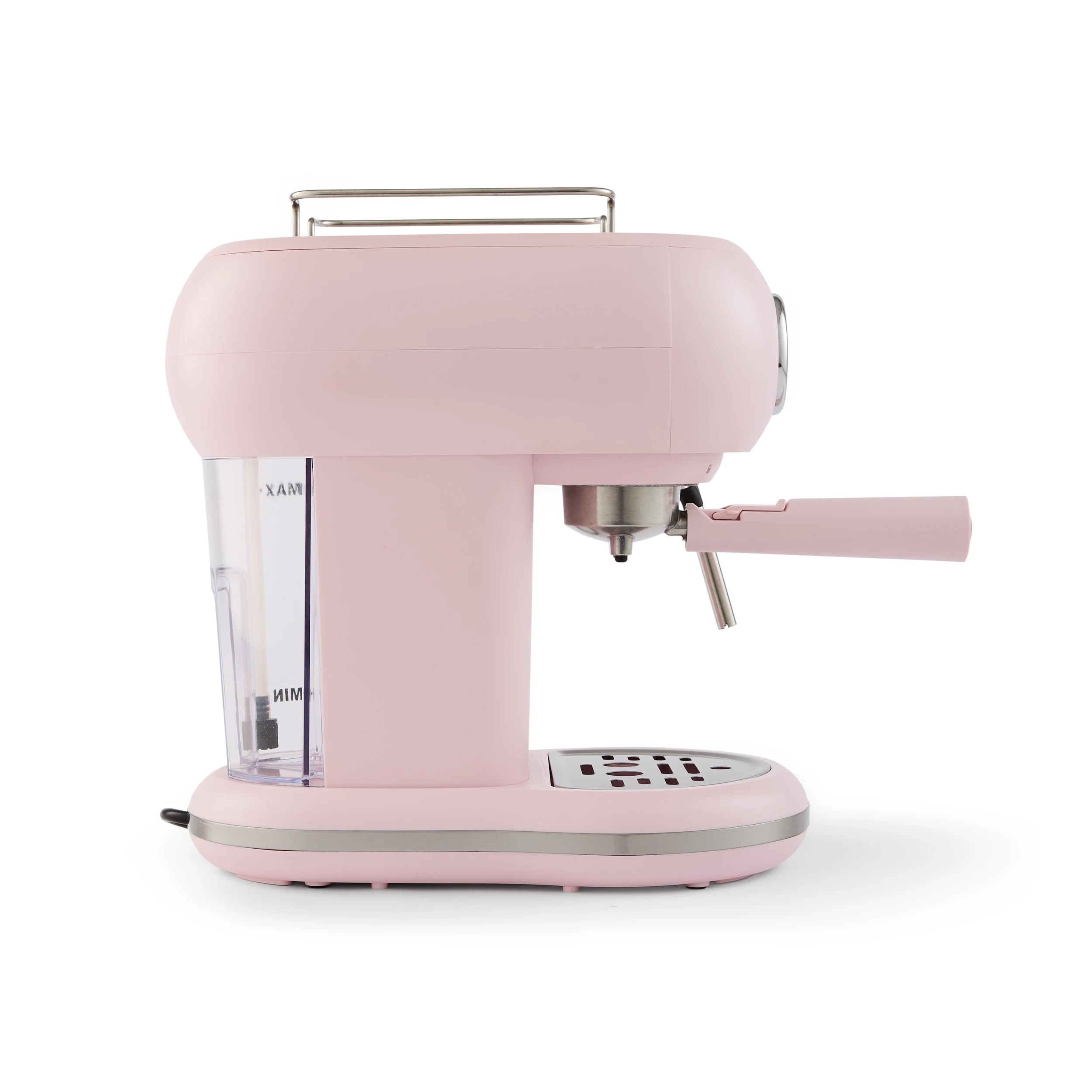 6 Retro Espresso Coffee Machine - Pink, 6 of 8