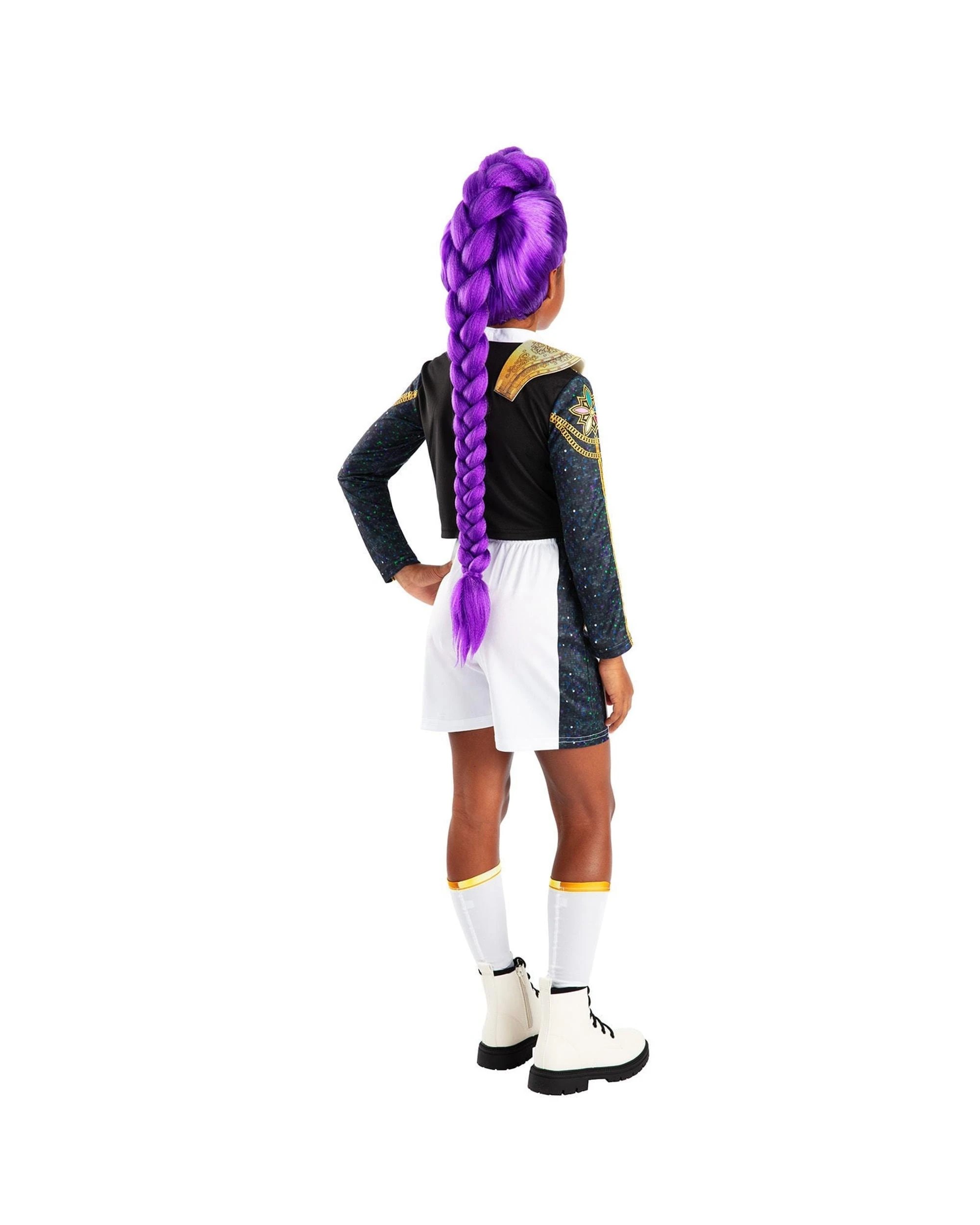 1 K-Pop Demon Hunters Rumi Gold Deluxe Costume Child Size 6 Years, 1 of 3