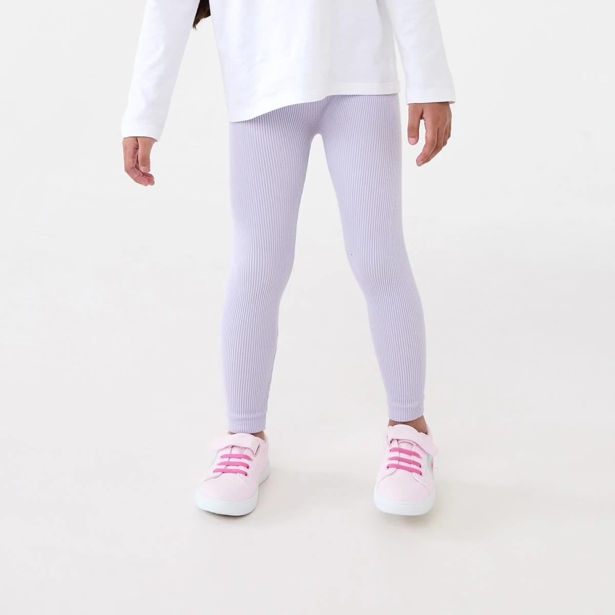 1 Rib Leggings Pst Purple, 1 of 7