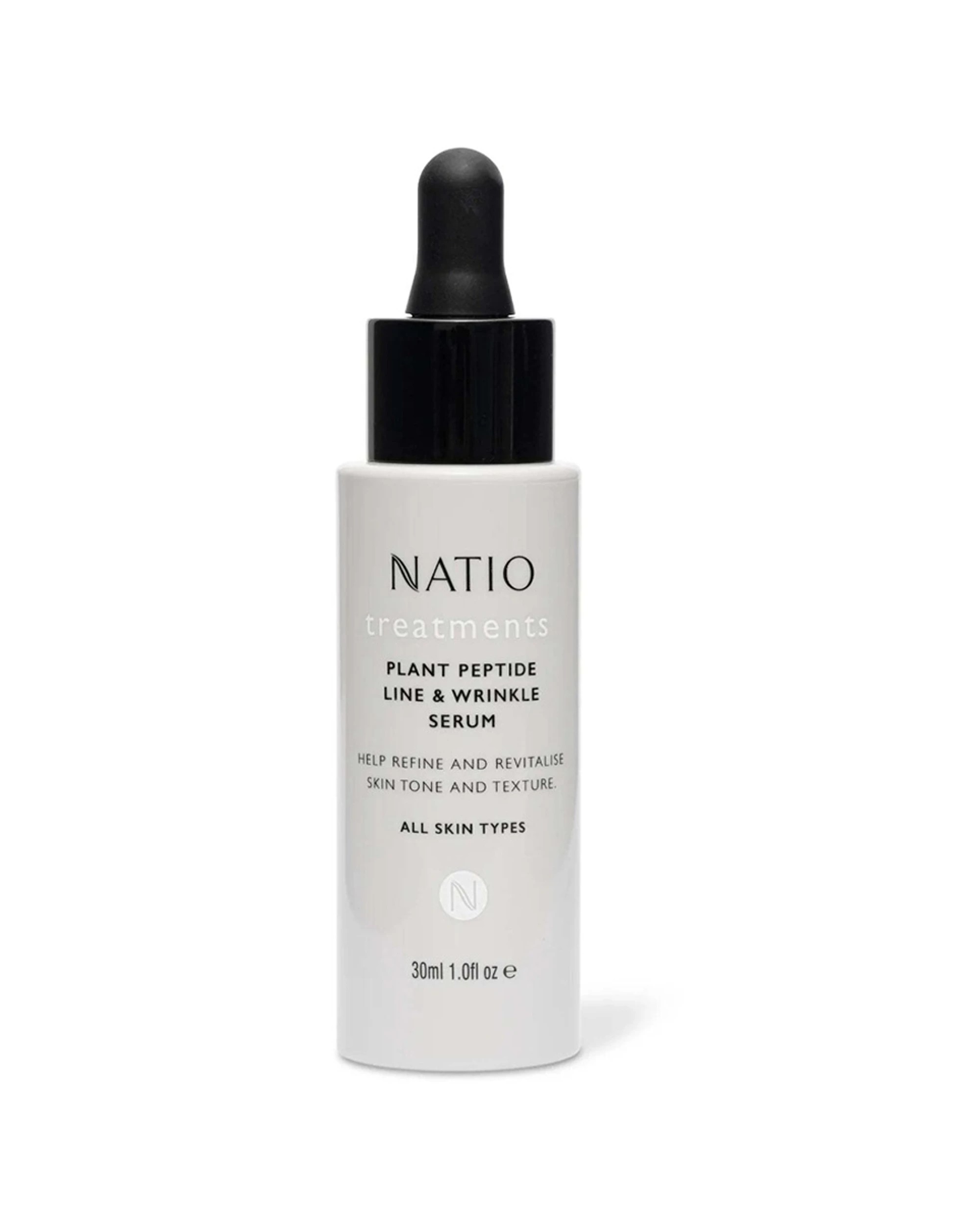 1 Natio Treatments Plant Peptide Line Wrinkle Serum Skin Repair Anti Aging 30ml - Multi, 1 of 1