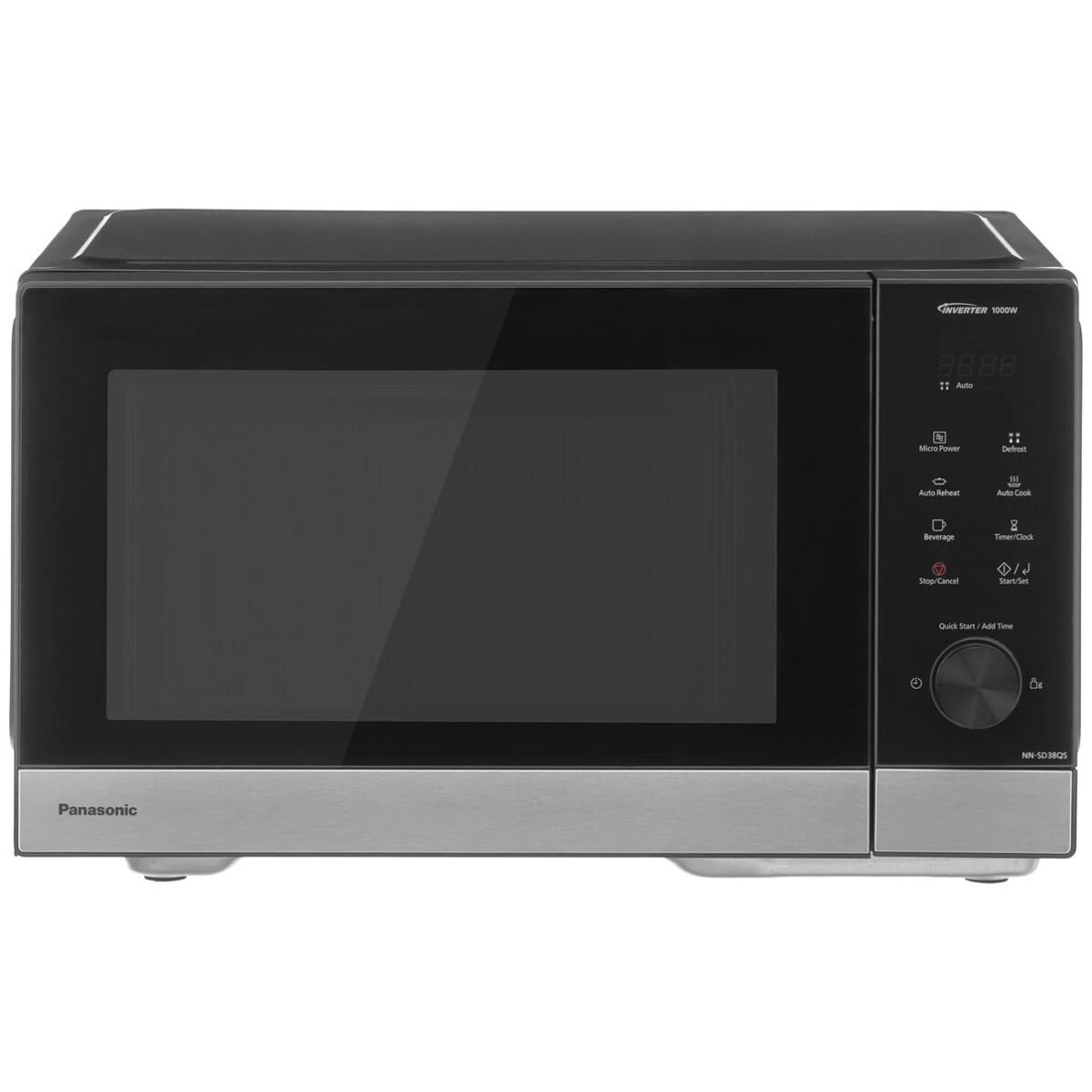 1 Panasonic 29Ltr 1000-Watt Inverter Microwave Black with Stainless Steel Trim-, 1 of 5