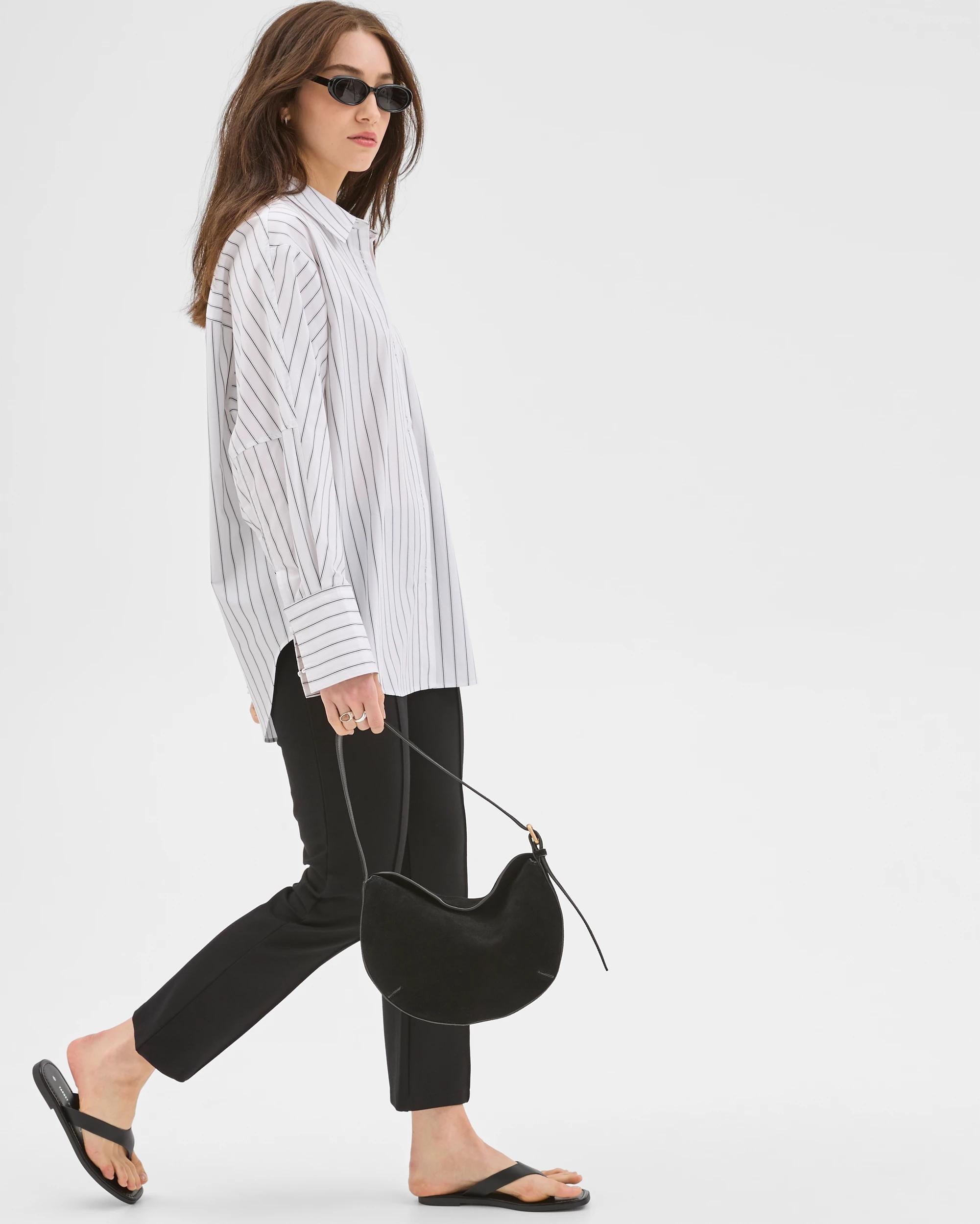4 Lily Loves Kick Flare Ponte Pants TRUE BLACK, 4 of 6