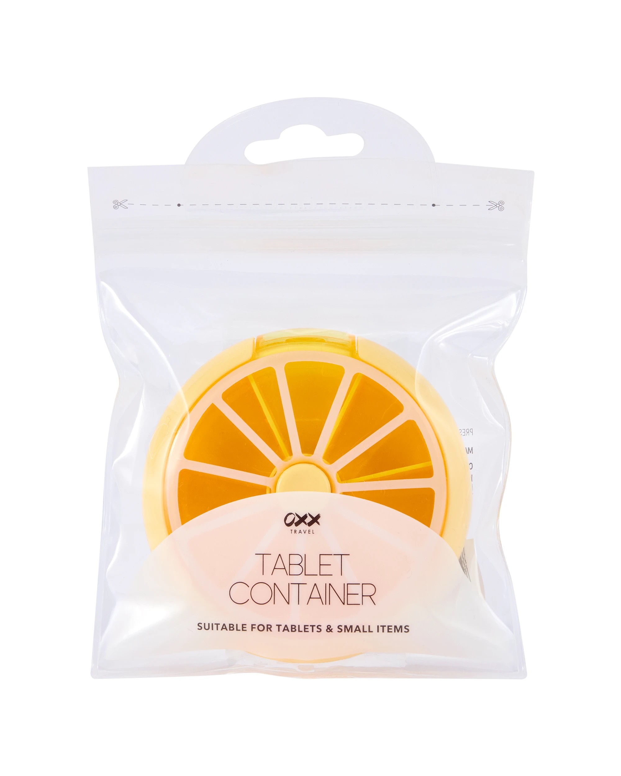 1 OXX Travel Tablet Container - Yellow, 1 of 6