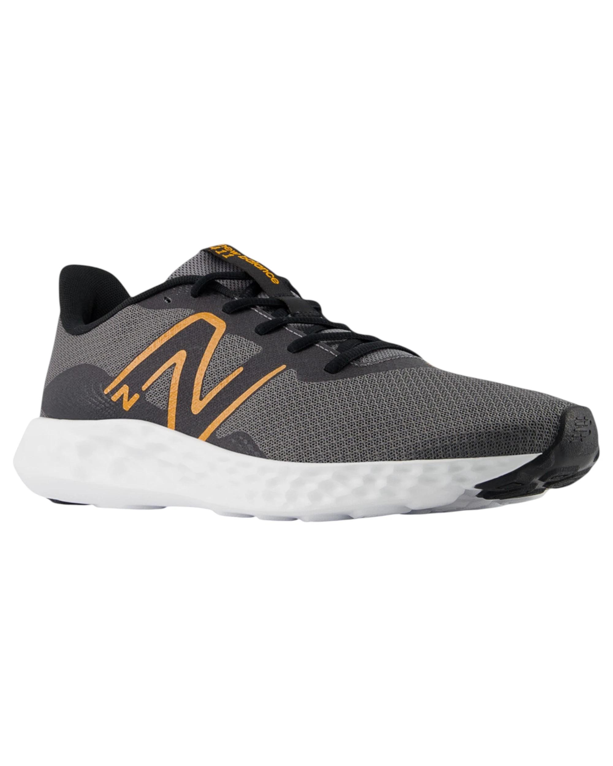 5 New Balance Mens 411 Athletic Shoes GREY/ORANGE, 5 of 5