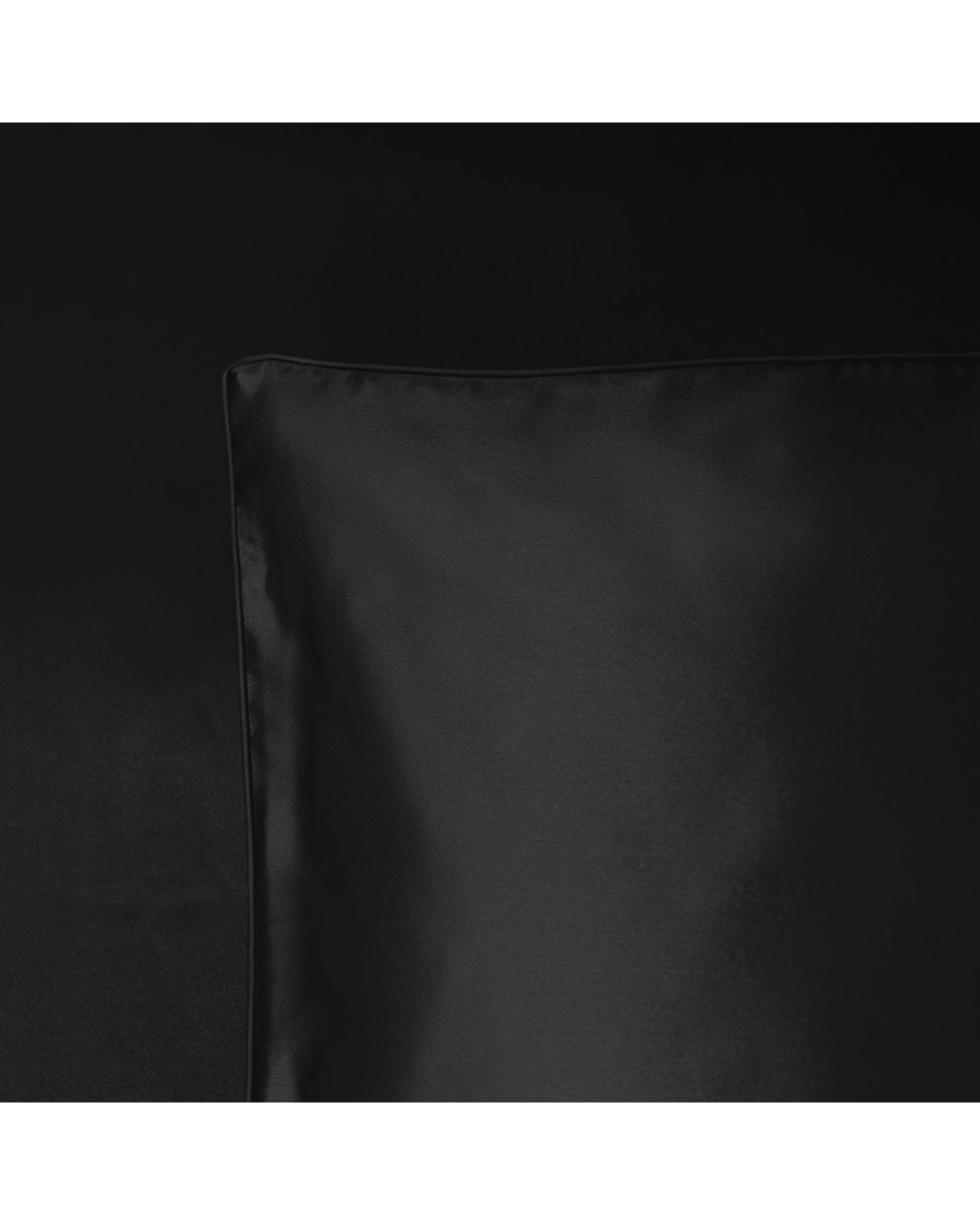 5 Bedding Co Quilt Cover Set 100% Mulberry Silk 22 Momme - Super King Bed - Black, 5 of 8