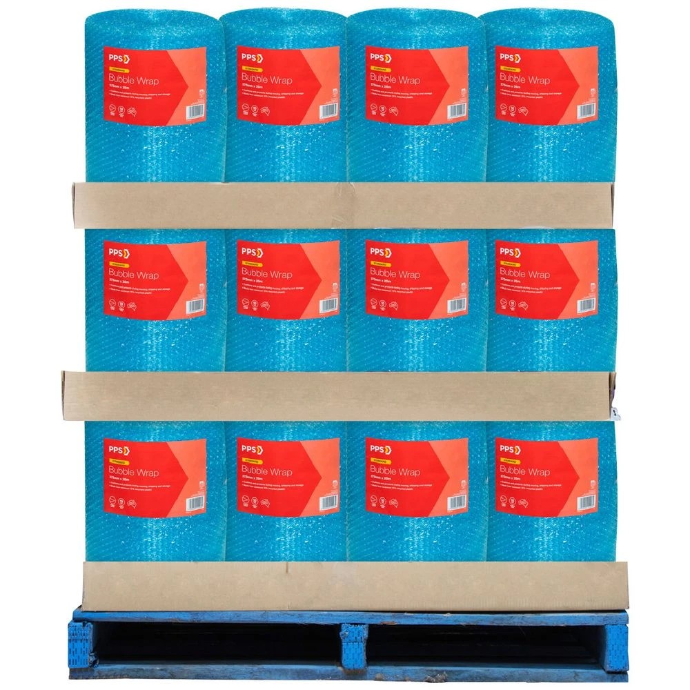 1 PPS 375mm x 25m Bubble Wrap Roll 64 Pack, 1 of 3