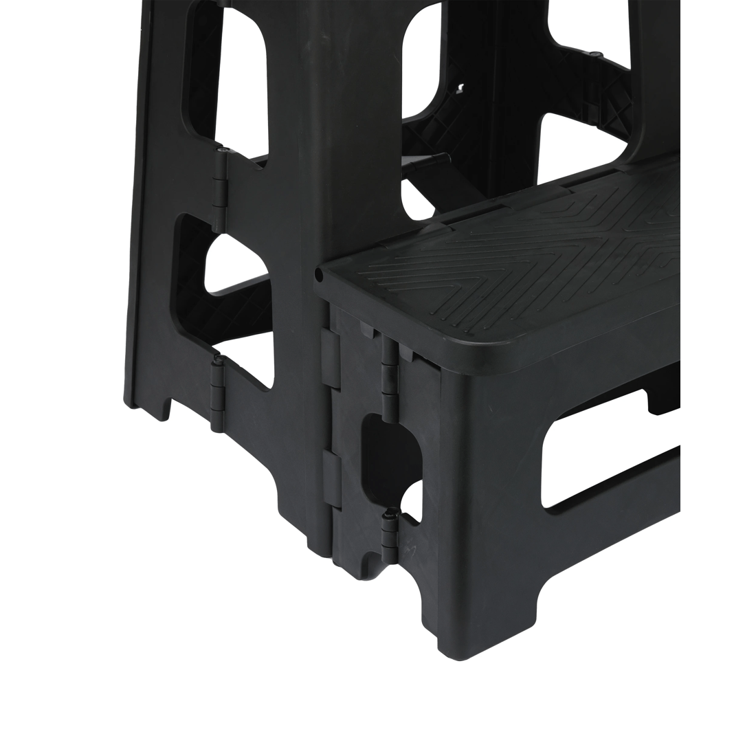 4 Folding Step Stool 2 Tier - Black, 4 of 7