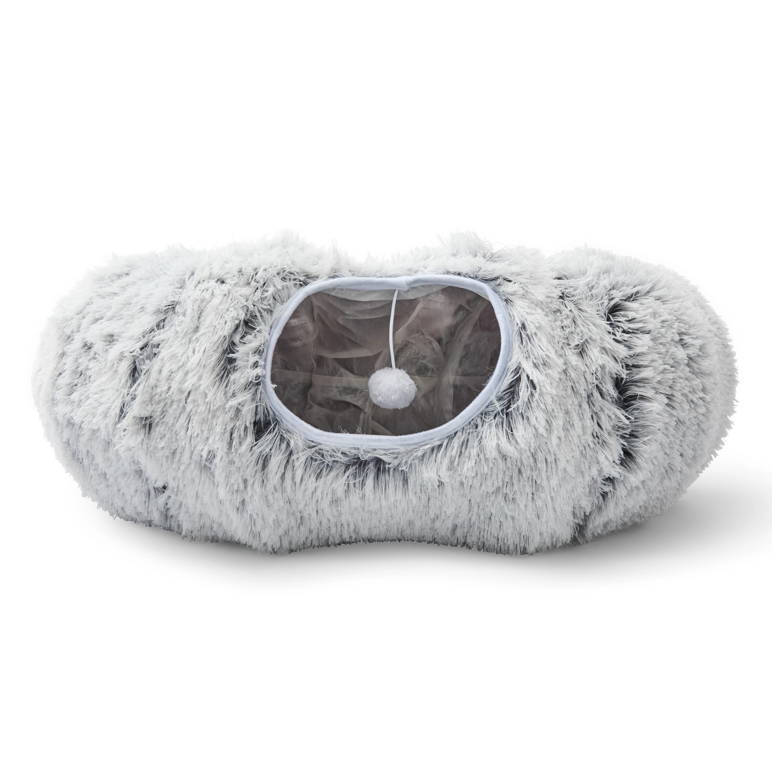 4 Round Fluffy Cat Tunnel Bed, 4 of 10