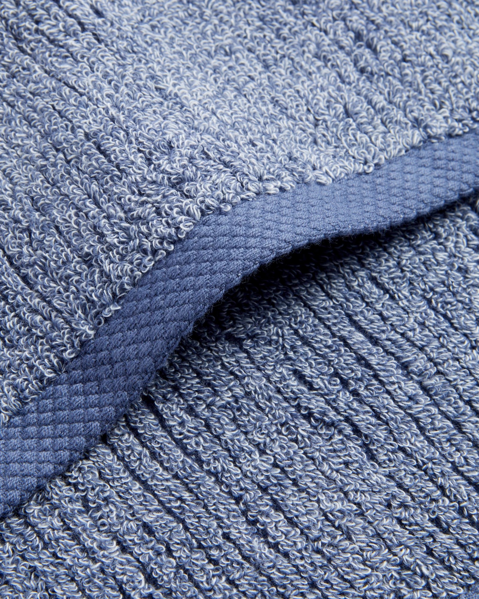 2 Target Australian Cotton Ribbed Face Washer - Piper Marle
 - Blue, 2 of 3