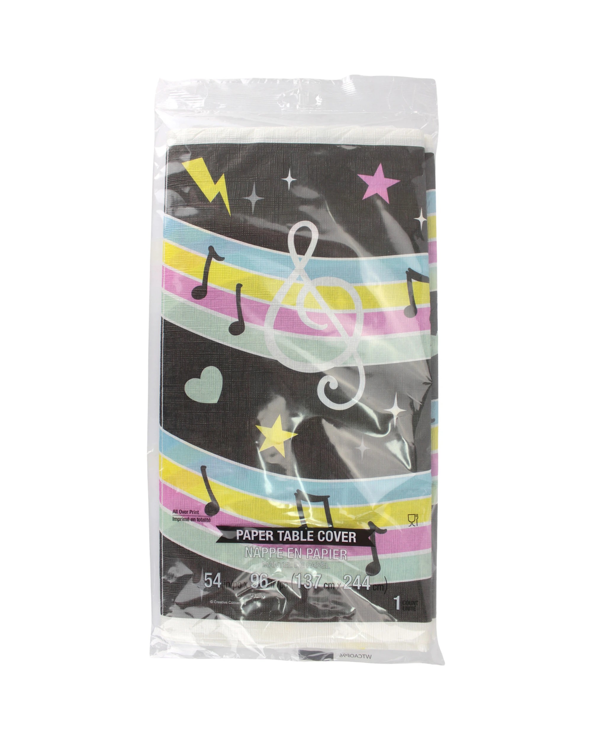 2 BA Birthday Beats Paper Tablecloth - -, 2 of 3