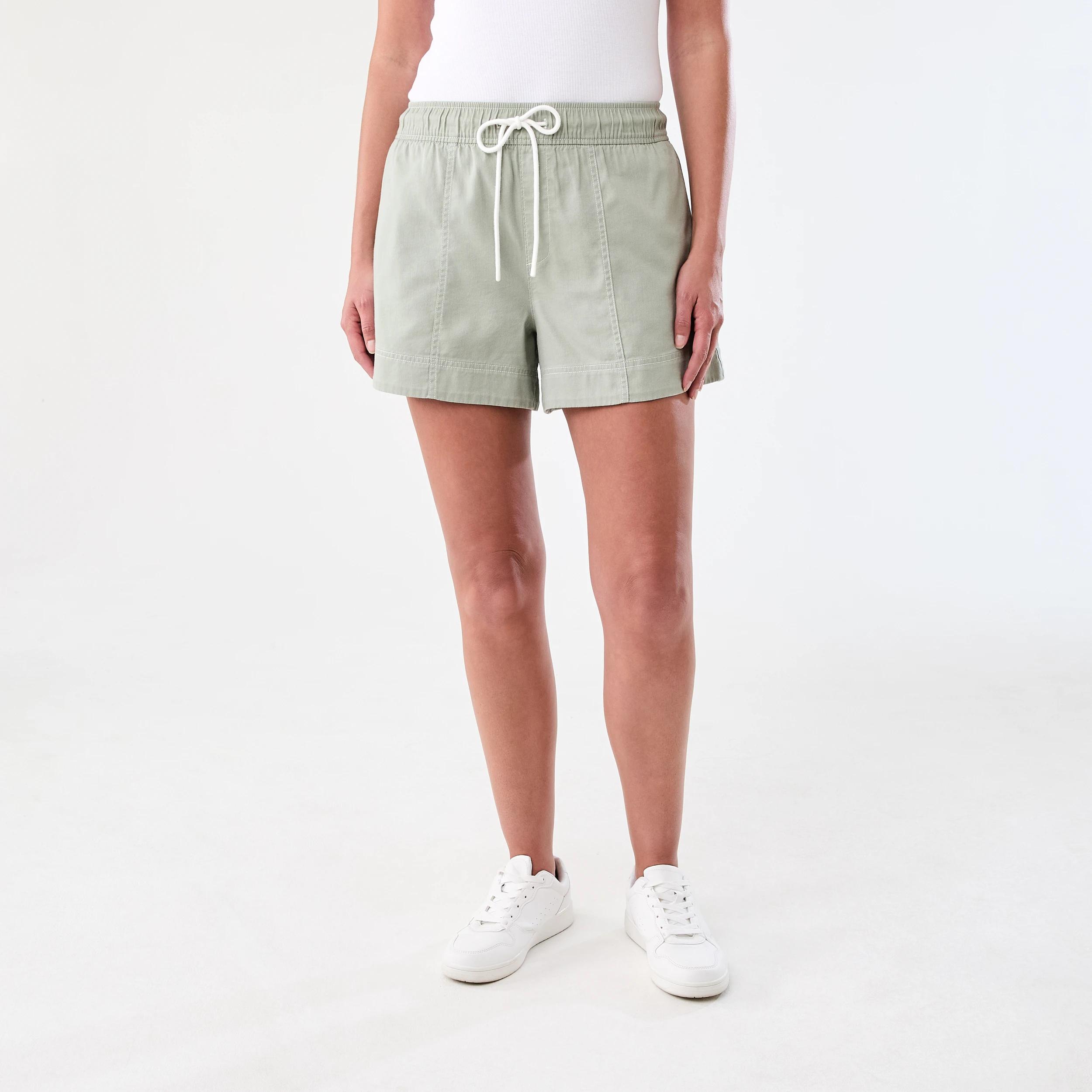 8 Seam Front Shorts Sage Green, 8 of 8