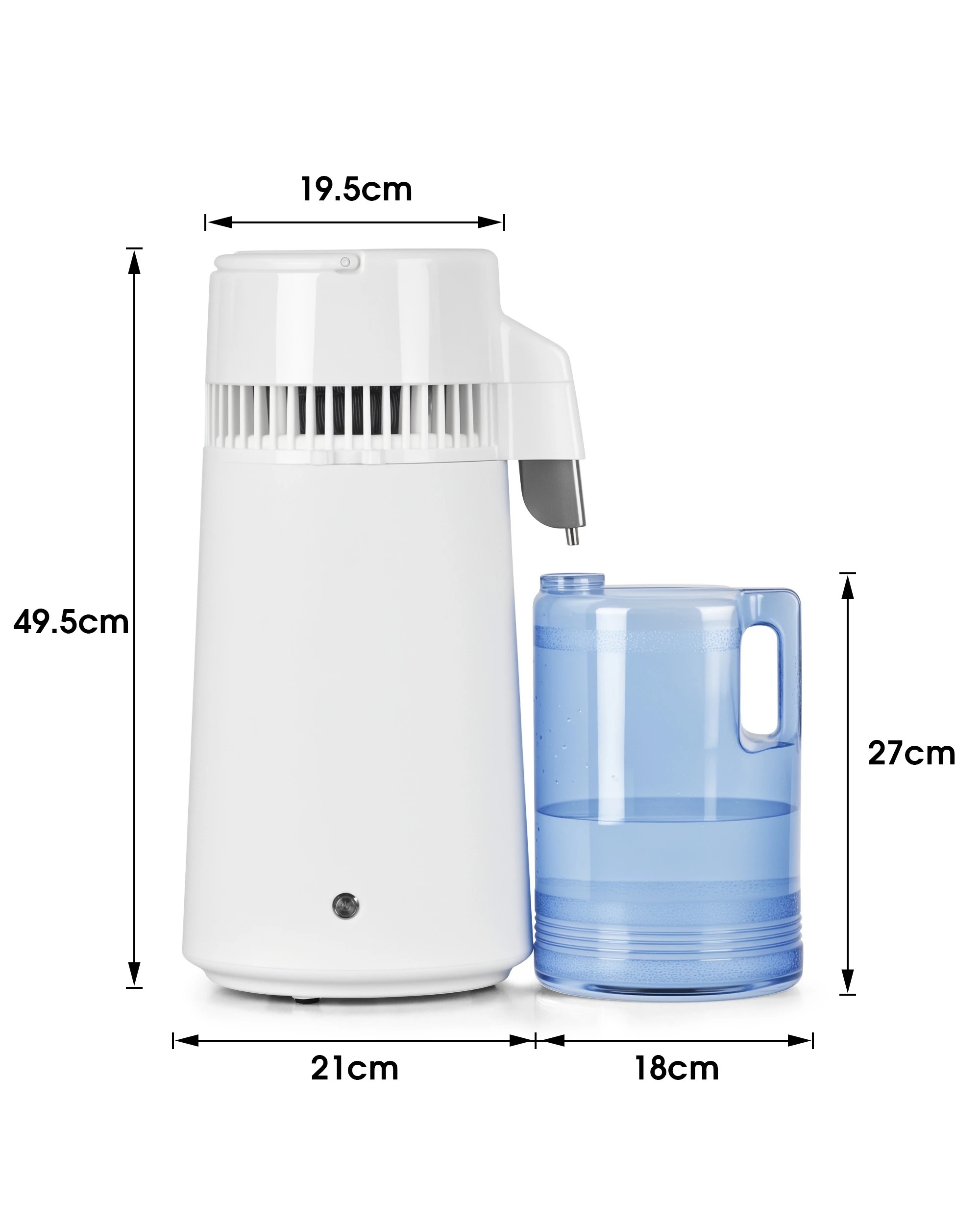 5 Advwin 6L Water Distiller Countertop Distilled Water Maker Machine - White, 5 of 5