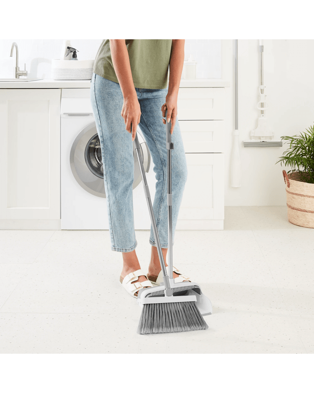 Long Handheld Dustpan and B