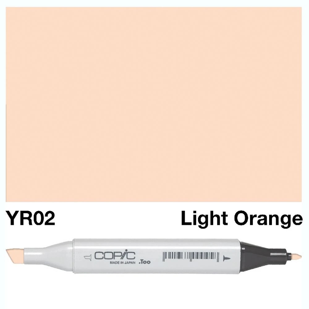 3 Copic Classic Original Dual Nib Marker YR02 Light Orange, 3 of 3