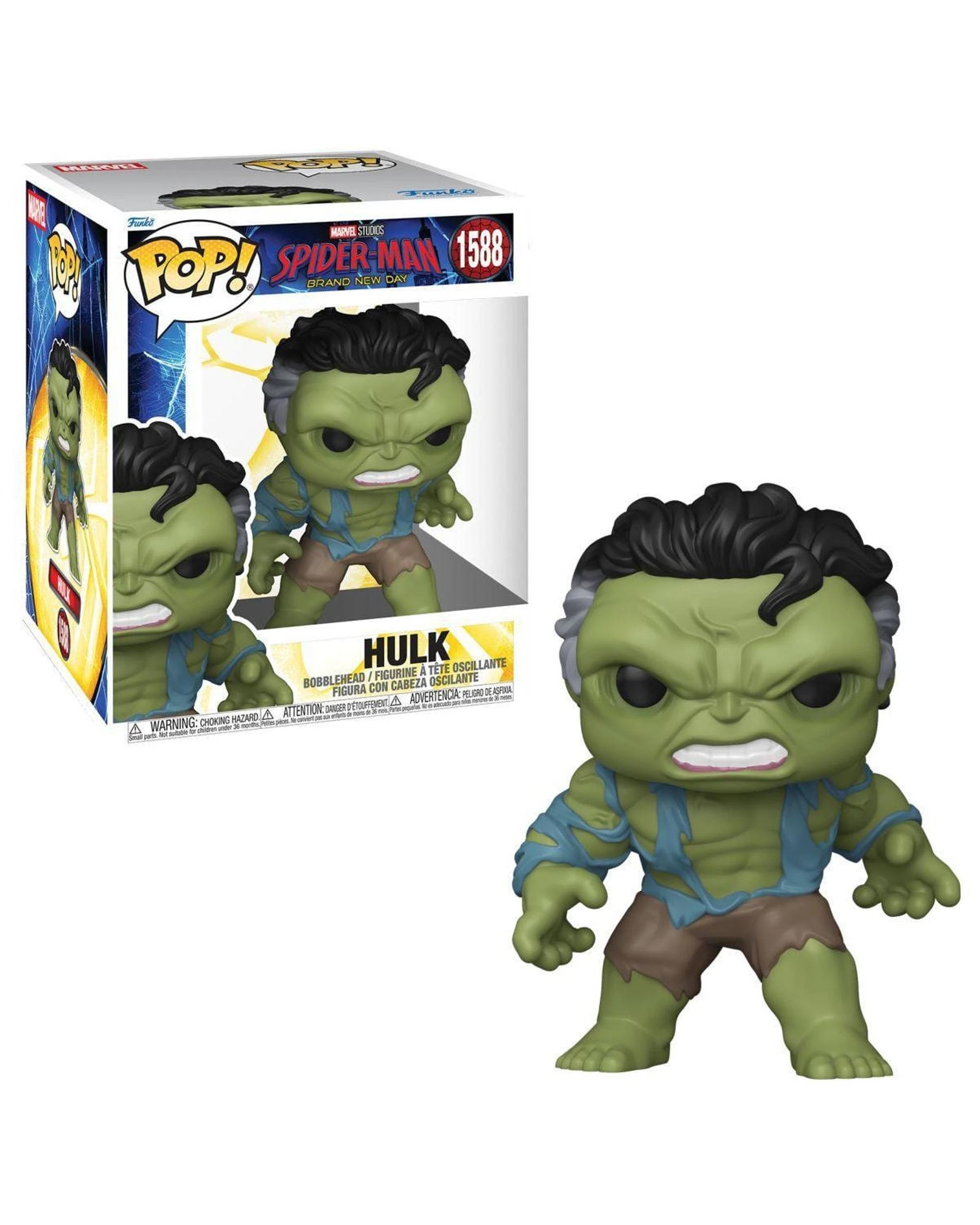 1 Spider-Man Brand New Day Hulk 6 inch POP! Super Funko POP! Vinyl, 1 of 3