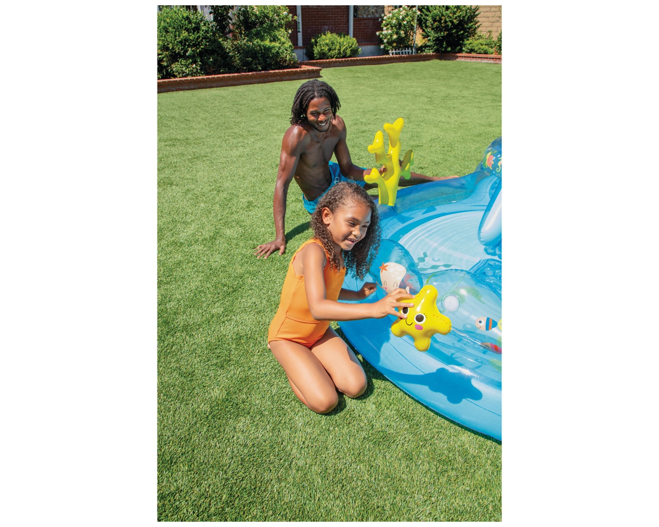 9 INTEX Under The Sea Play Center Kids Child Inflatable Pool 3.10m Vinyl - Blue, 9 of 9