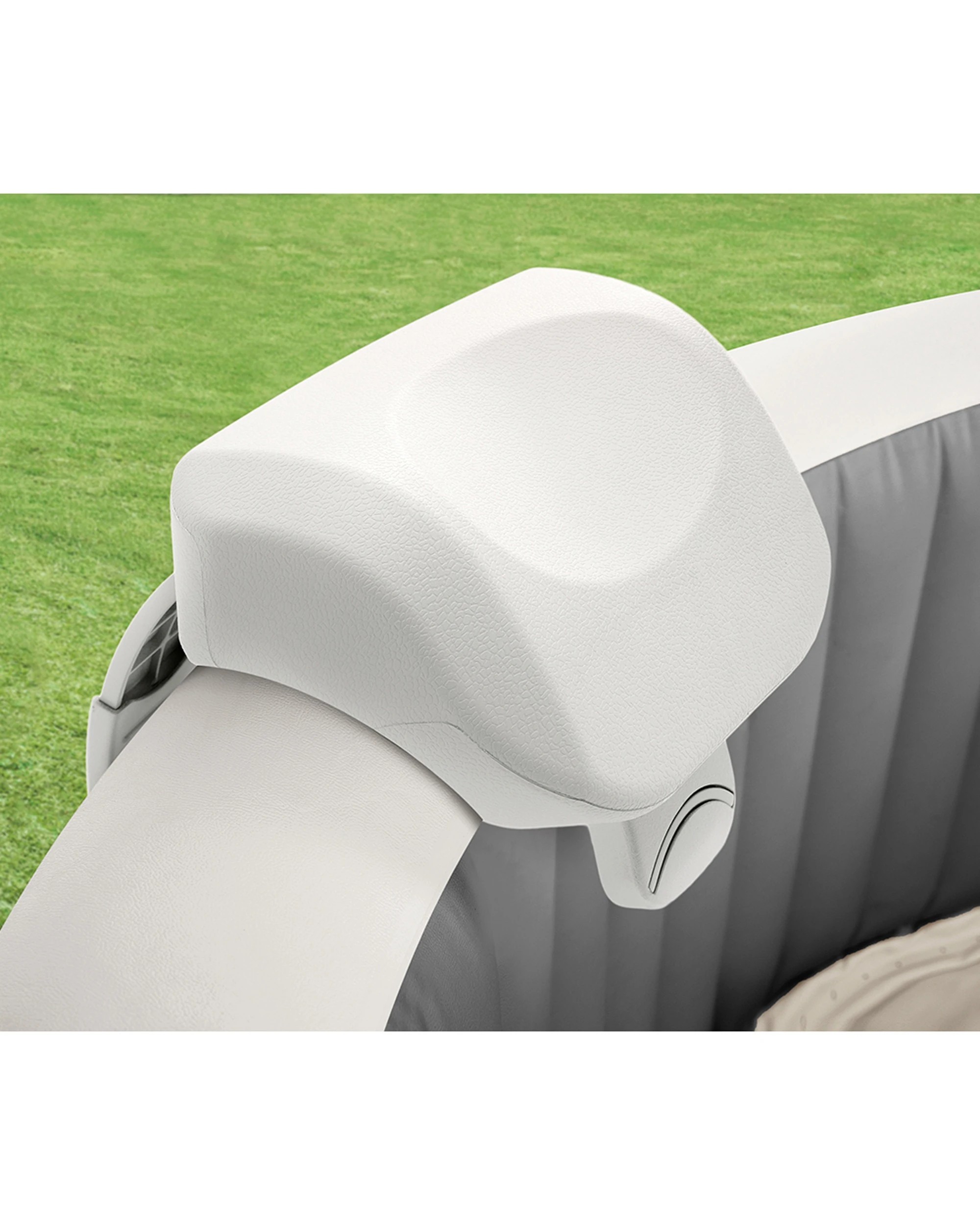 8 Intex PureSpa 6-Person Greywood Deluxe Inflatable Hot Tub - Grey, 8 of 9