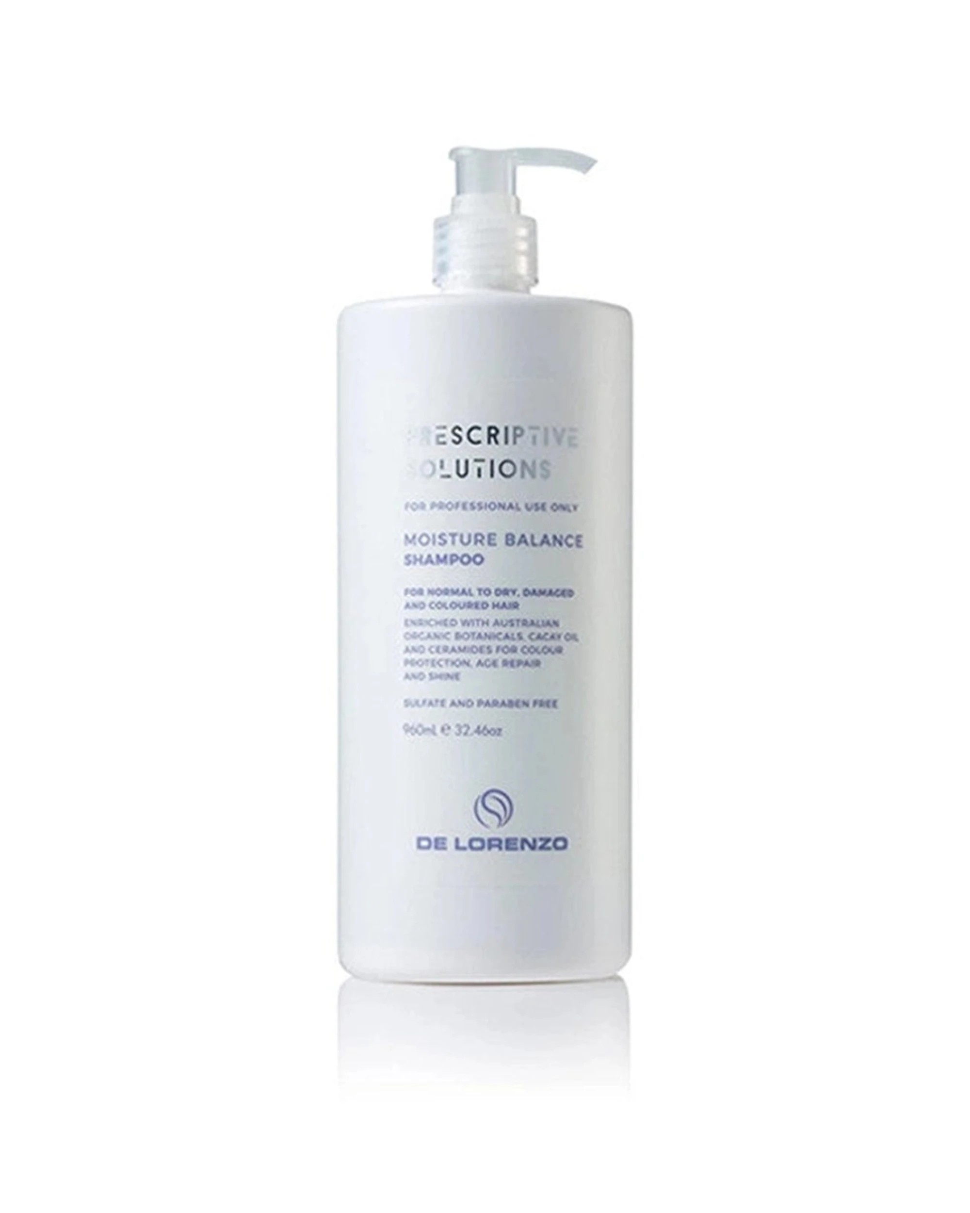 1 De LORENZO Prescriptive Solutions Moisture Balance Shampoo 960ml - White, 1 of 1