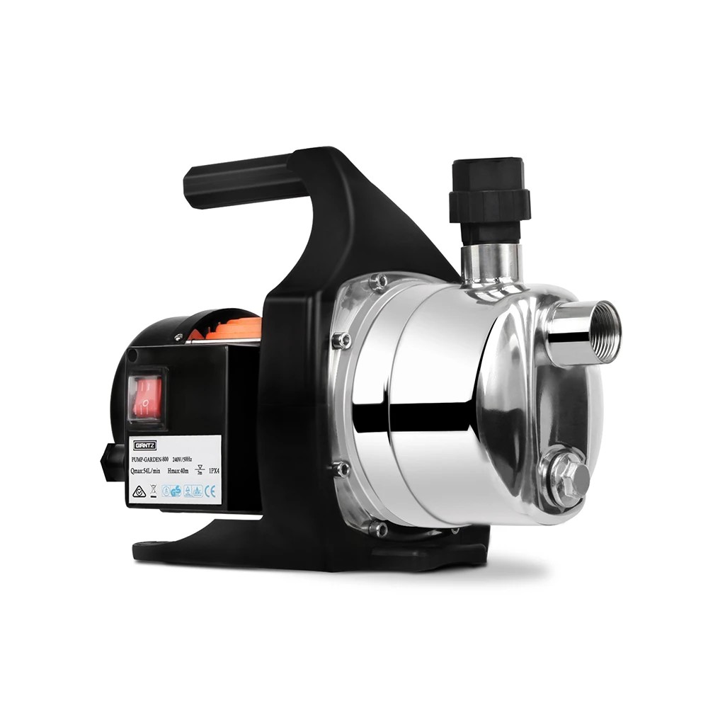 1 Giantz Garden Water Pump High Pressure 800W Max Tank Rain Farm Irrigation House - Orange, 1 of 8