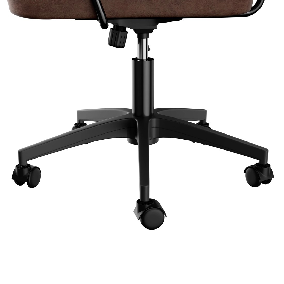 5 Levede Leather Office Chair - Brown, 5 of 7
