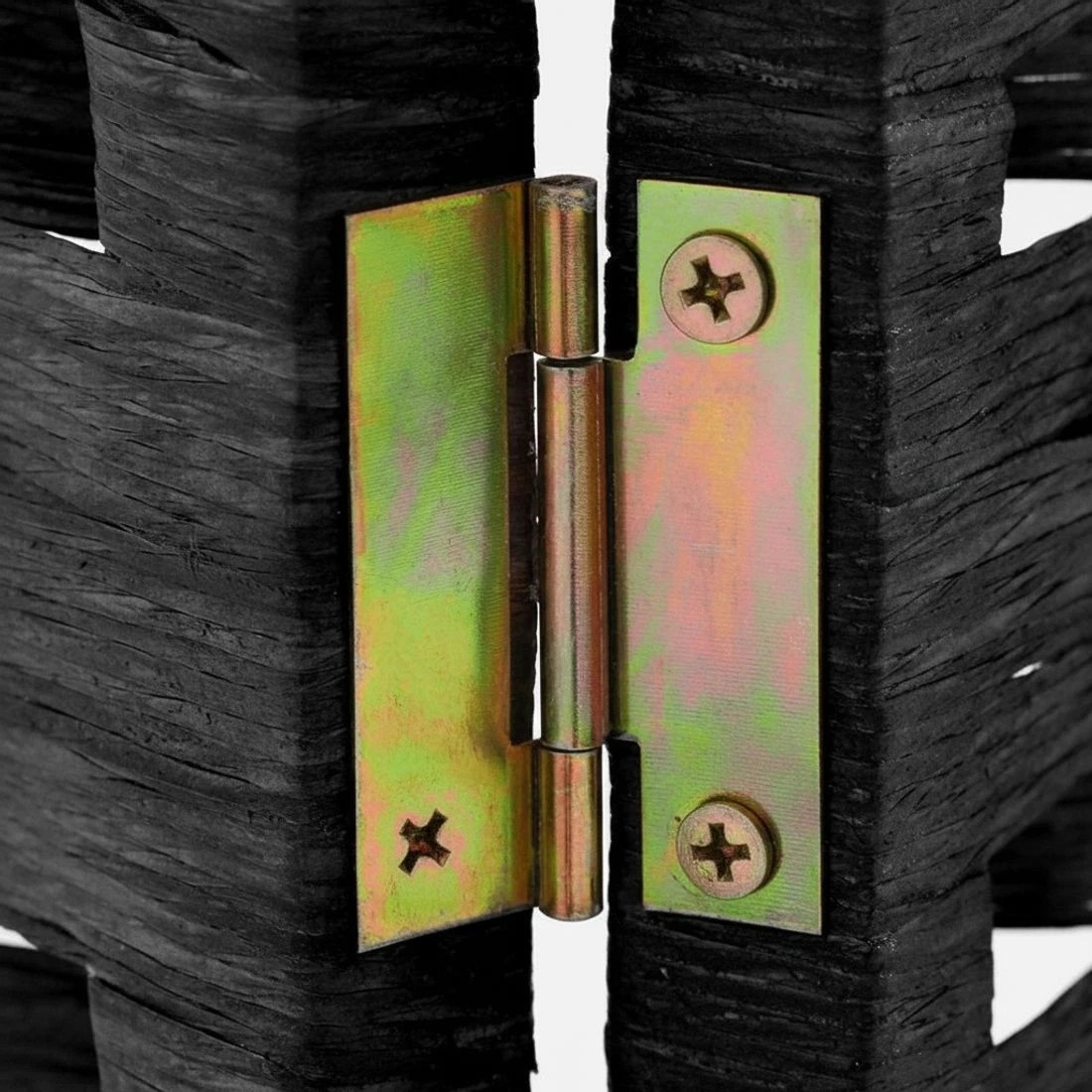 7 Artiss 4 Panel Room Divider Screen 163x170cm Woven - Black, 7 of 8