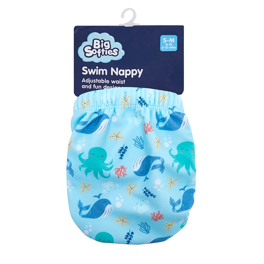 3 Big Softies Swim Nappy Whale, 3 of 5