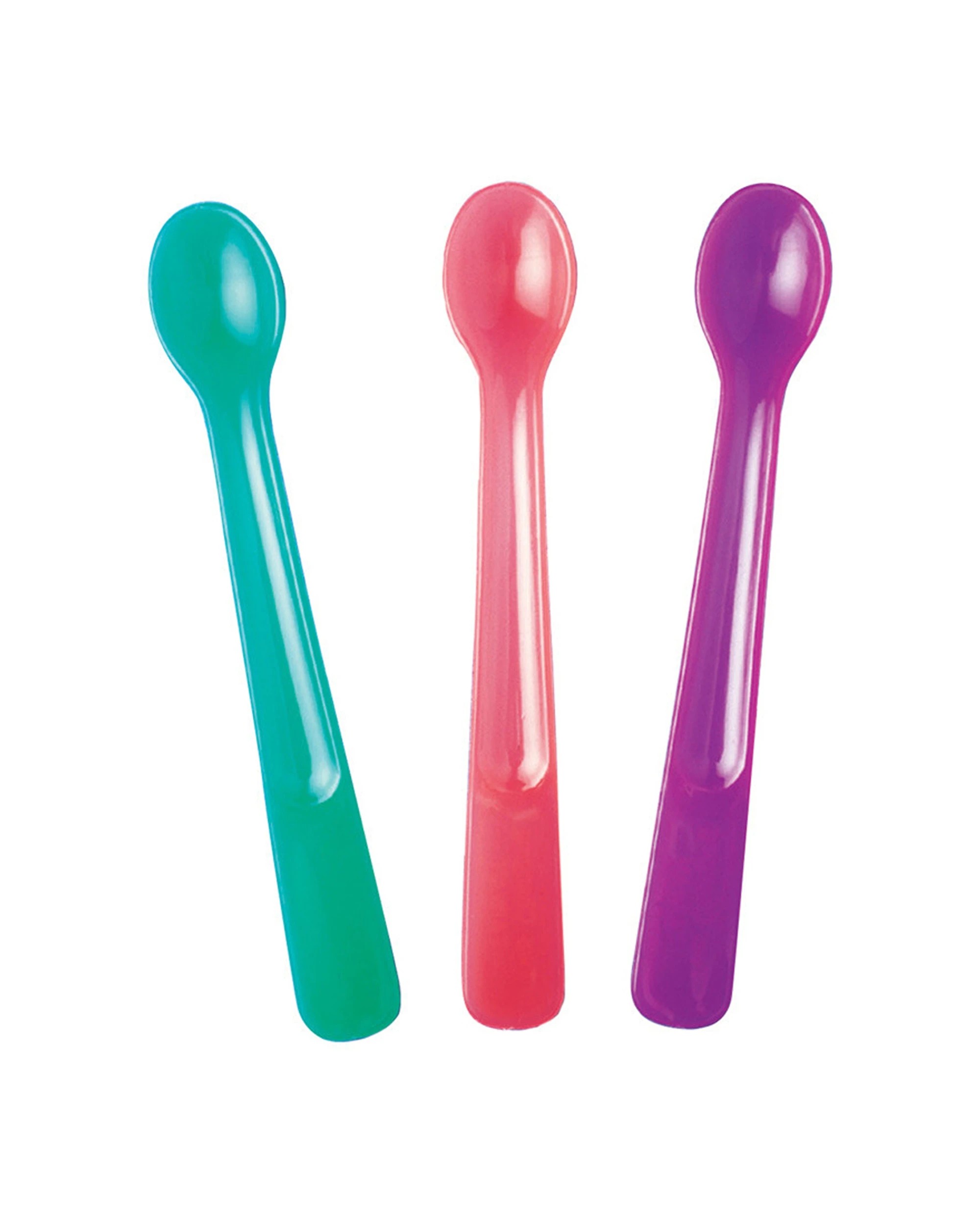 3 Dreambaby 3x3pc Heat Sensing Colour Changing Spoons - Multi, 3 of 5