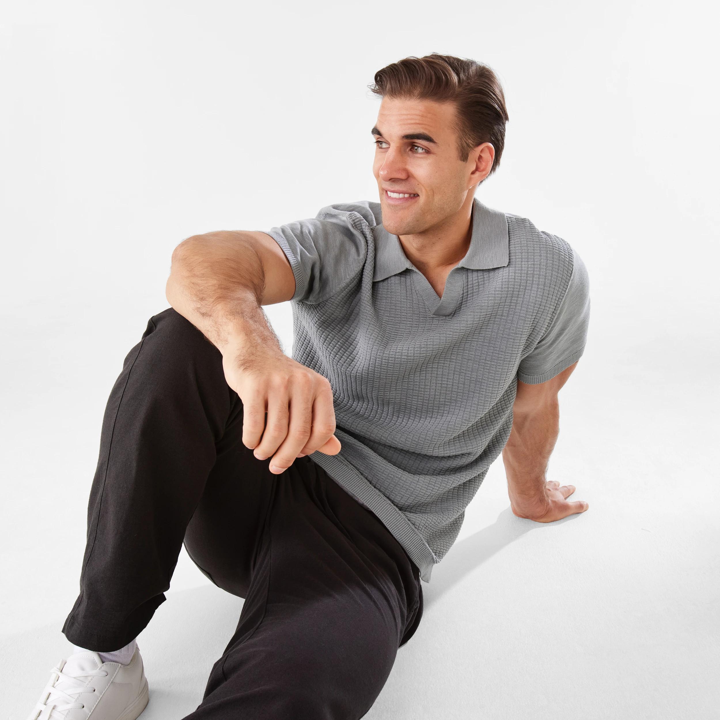 8 Knit Polo Shirt SLUB MARLE, 8 of 10