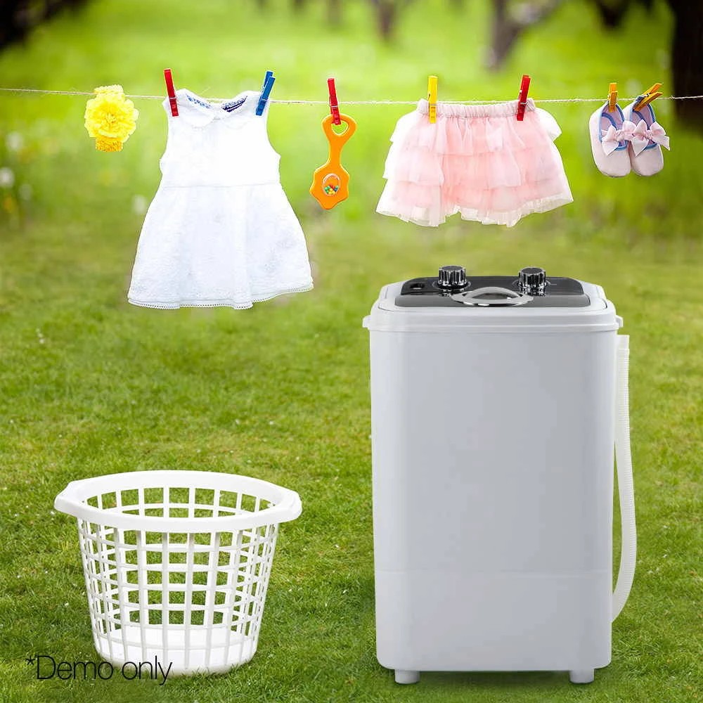 10 Devanti Portable Washing Machine 4.6KG - Black, 10 of 10