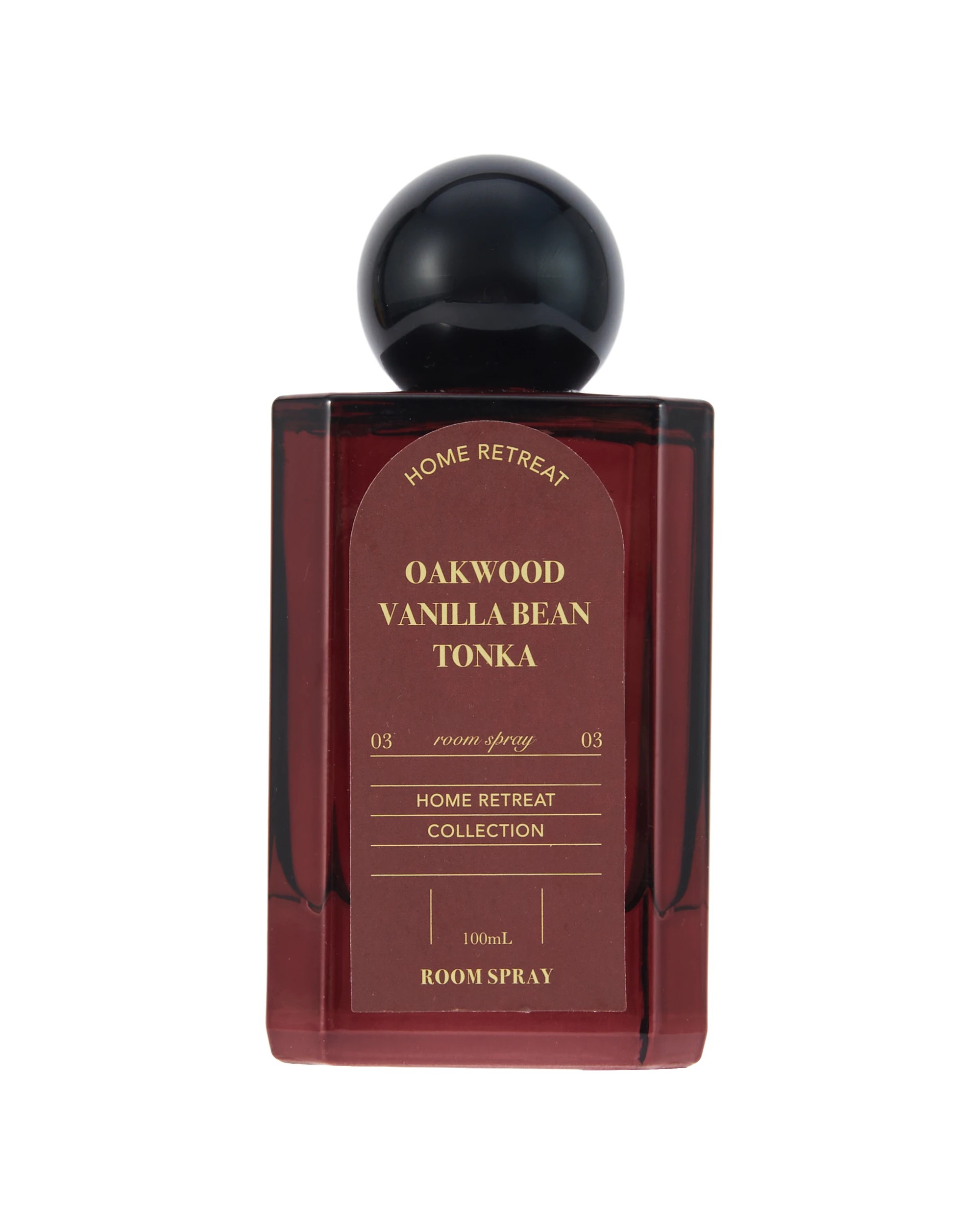 1 Home Retreat Oakwood Vanilla Bean Tonka Room Spray, 1 of 5