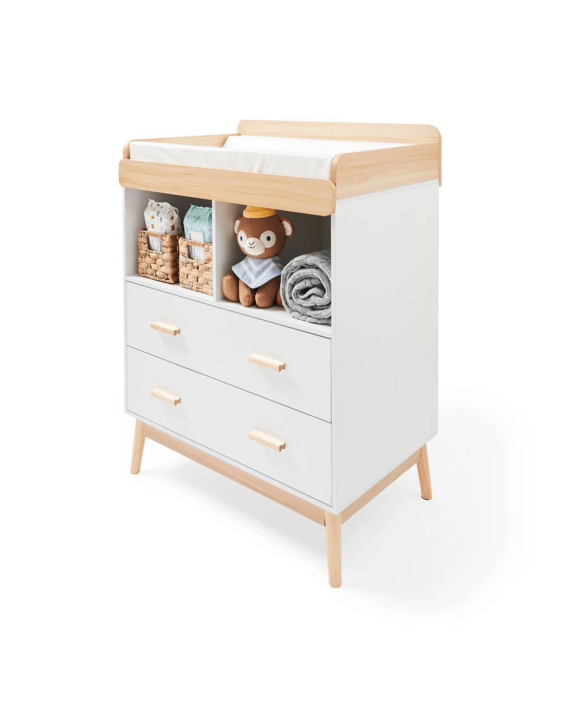 1 Change Table with Drawers, 1 of 9