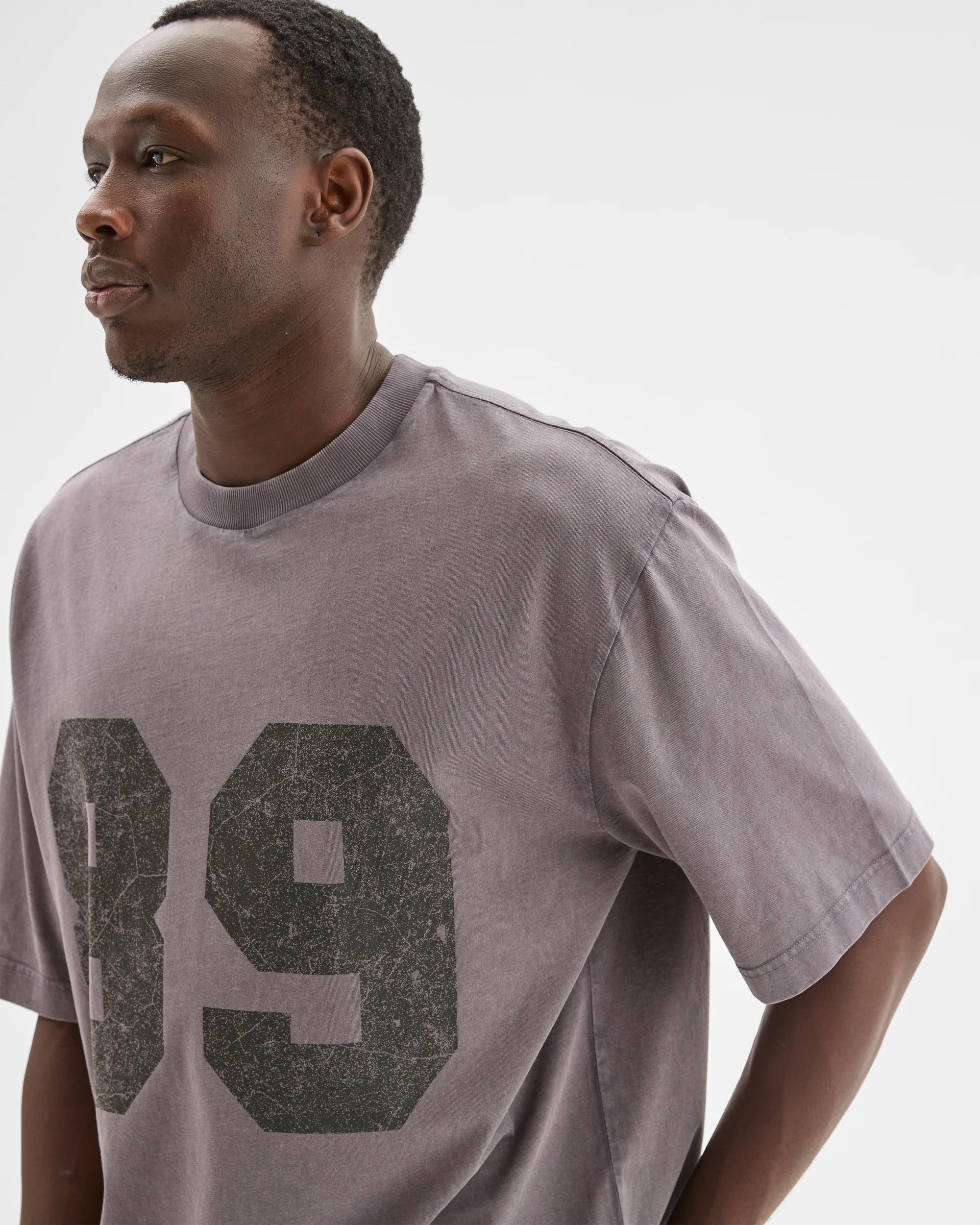 5 Commons Australian Cotton Boxy Fit Graphic T-Shirt GREY, 5 of 6